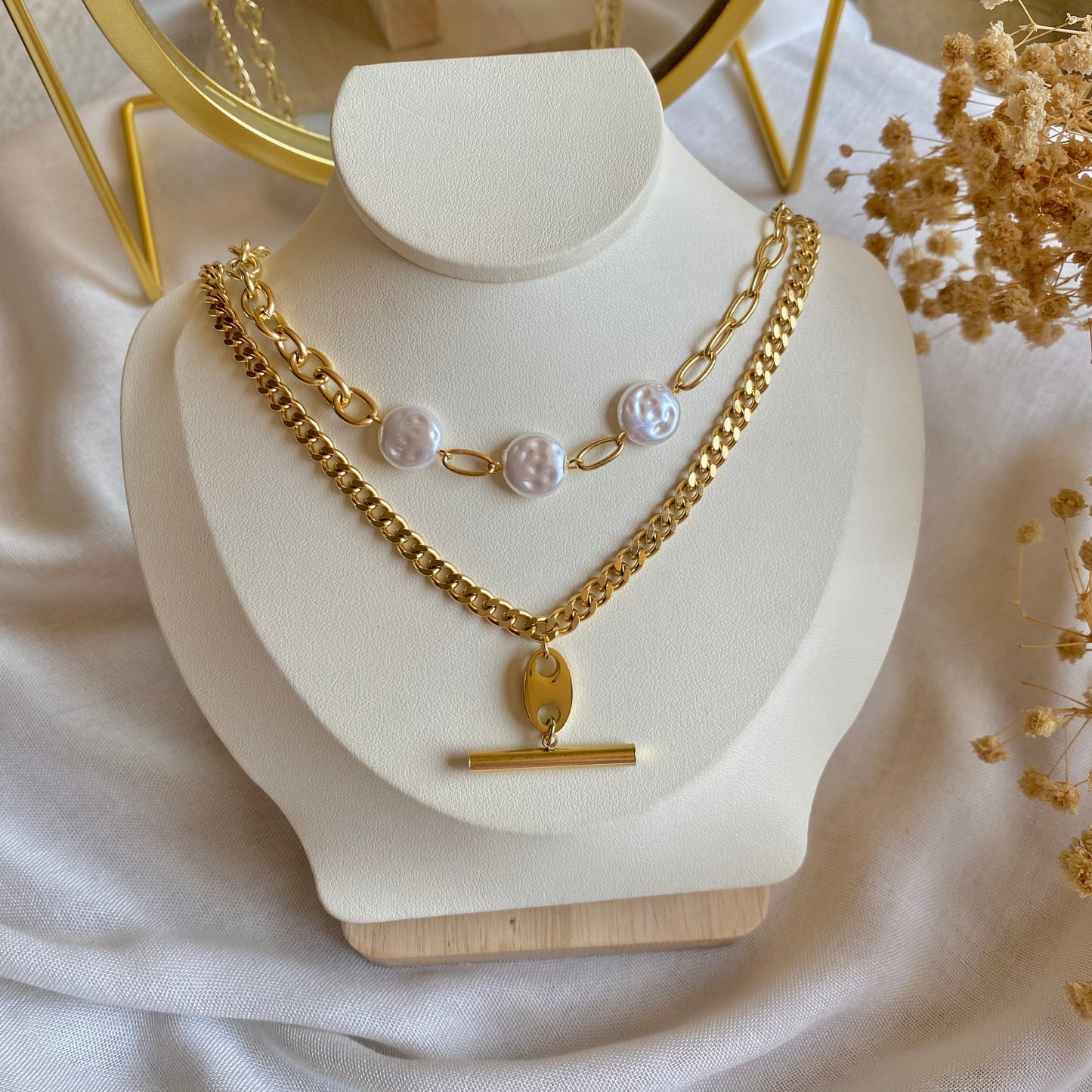 10733 Gold Plated Necklace