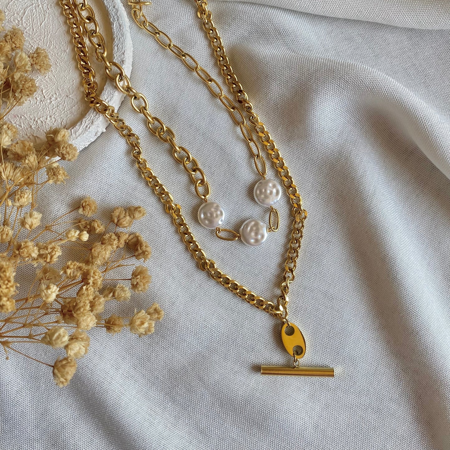 10733 Gold Plated Necklace