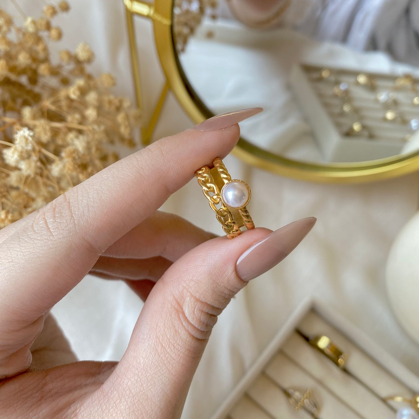 50505 Gold Plated Ring