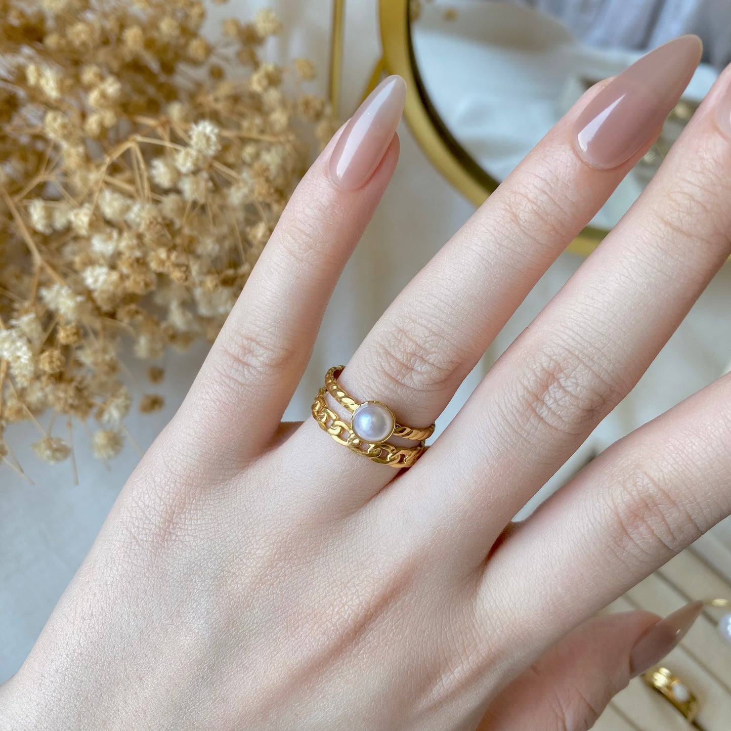 50505 Gold Plated Ring