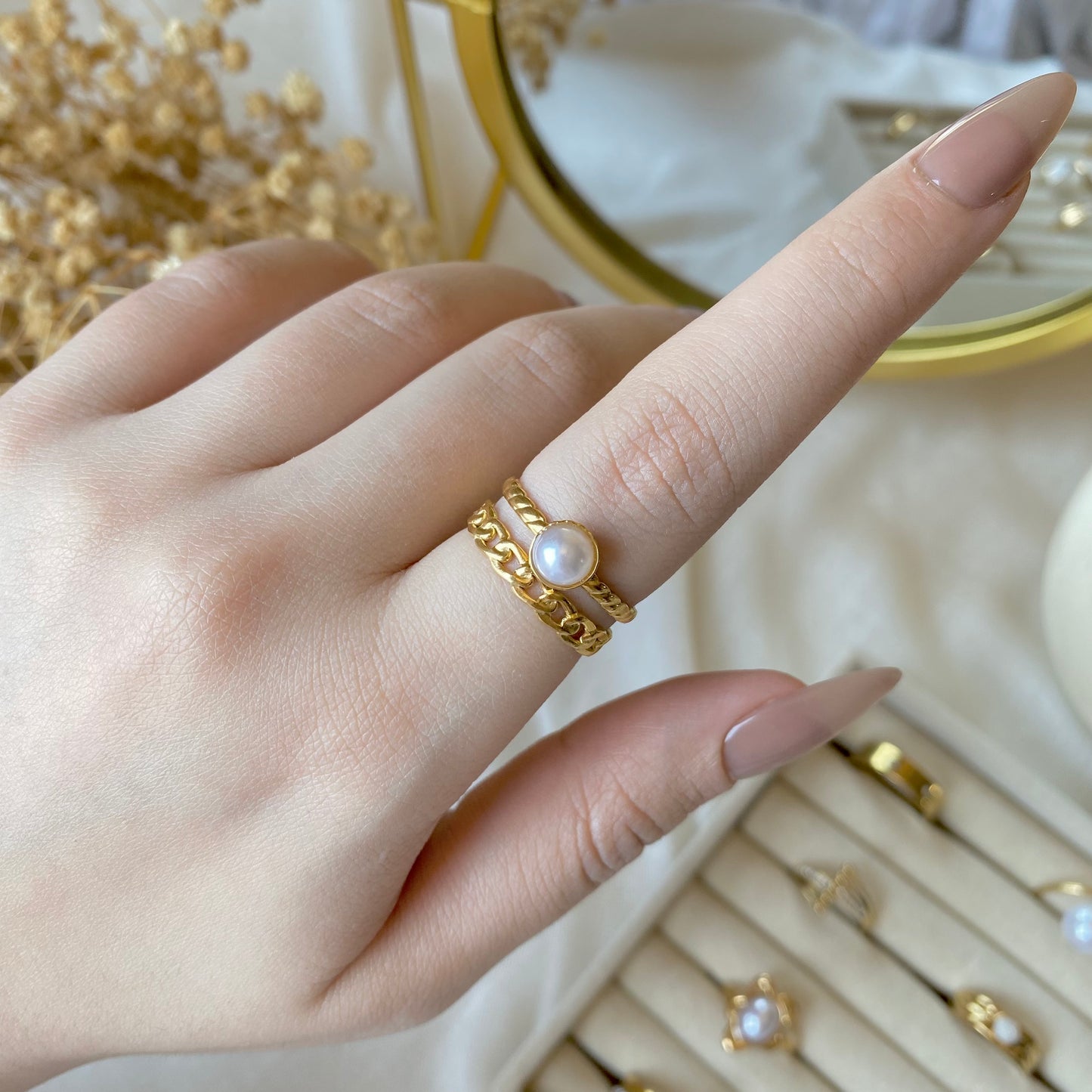 50505 Gold Plated Ring
