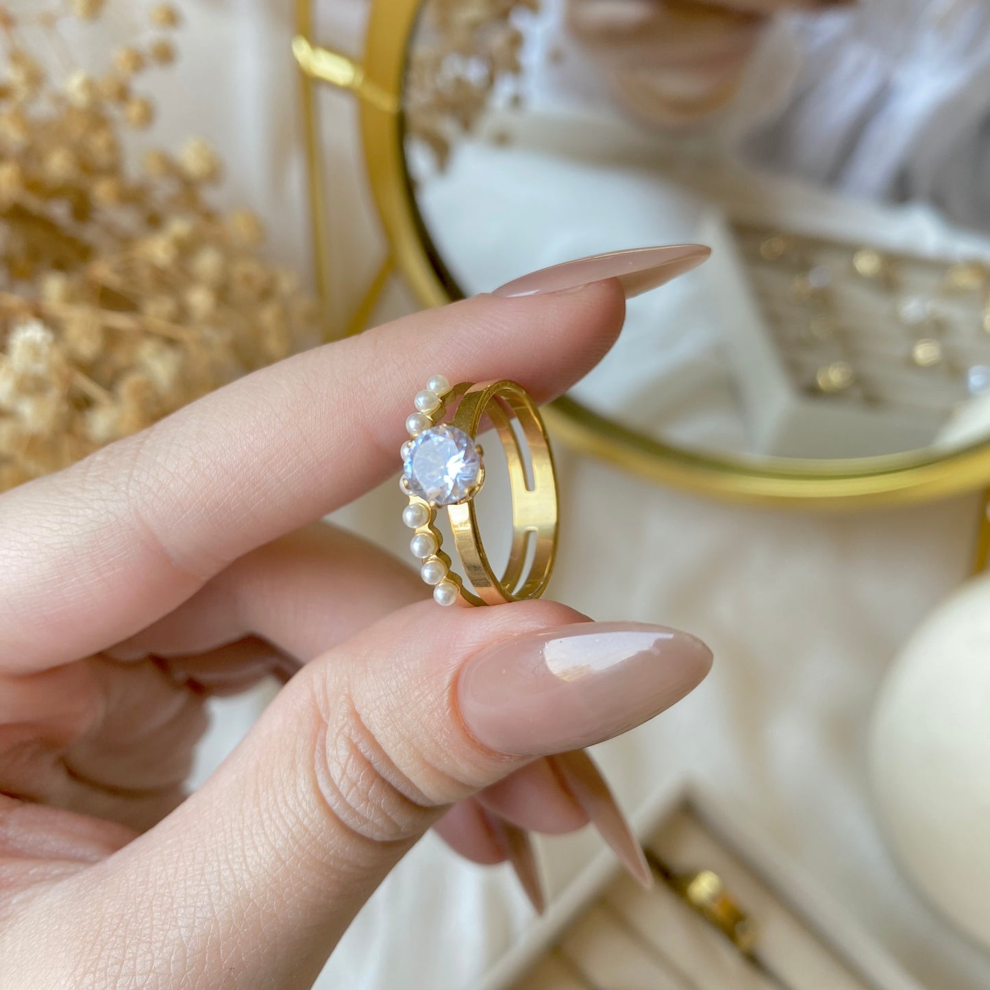 50513 Gold Plated Ring