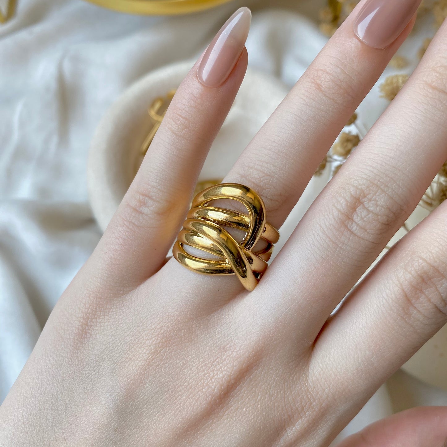 50523 Gold Plated Ring