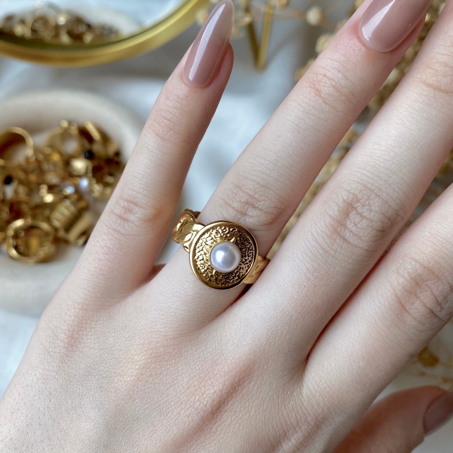 50526 Gold Plated Ring