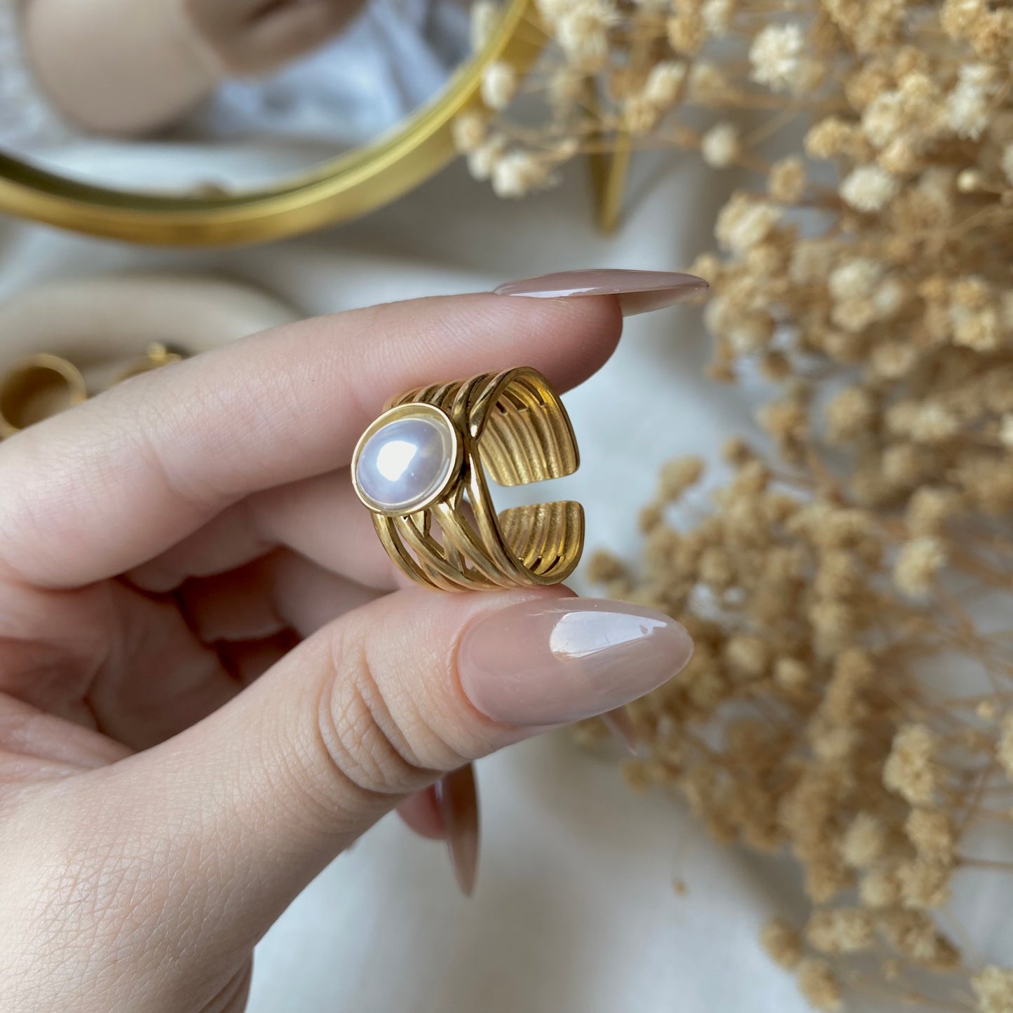 50528 Gold Plated Ring