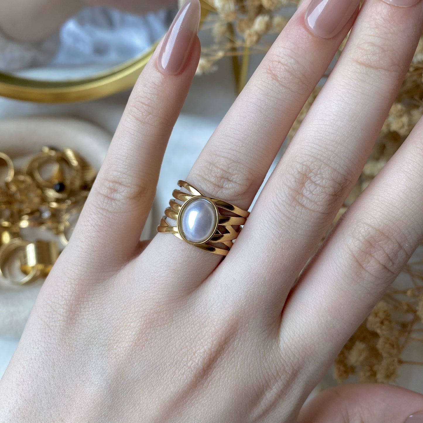 50528 Gold Plated Ring