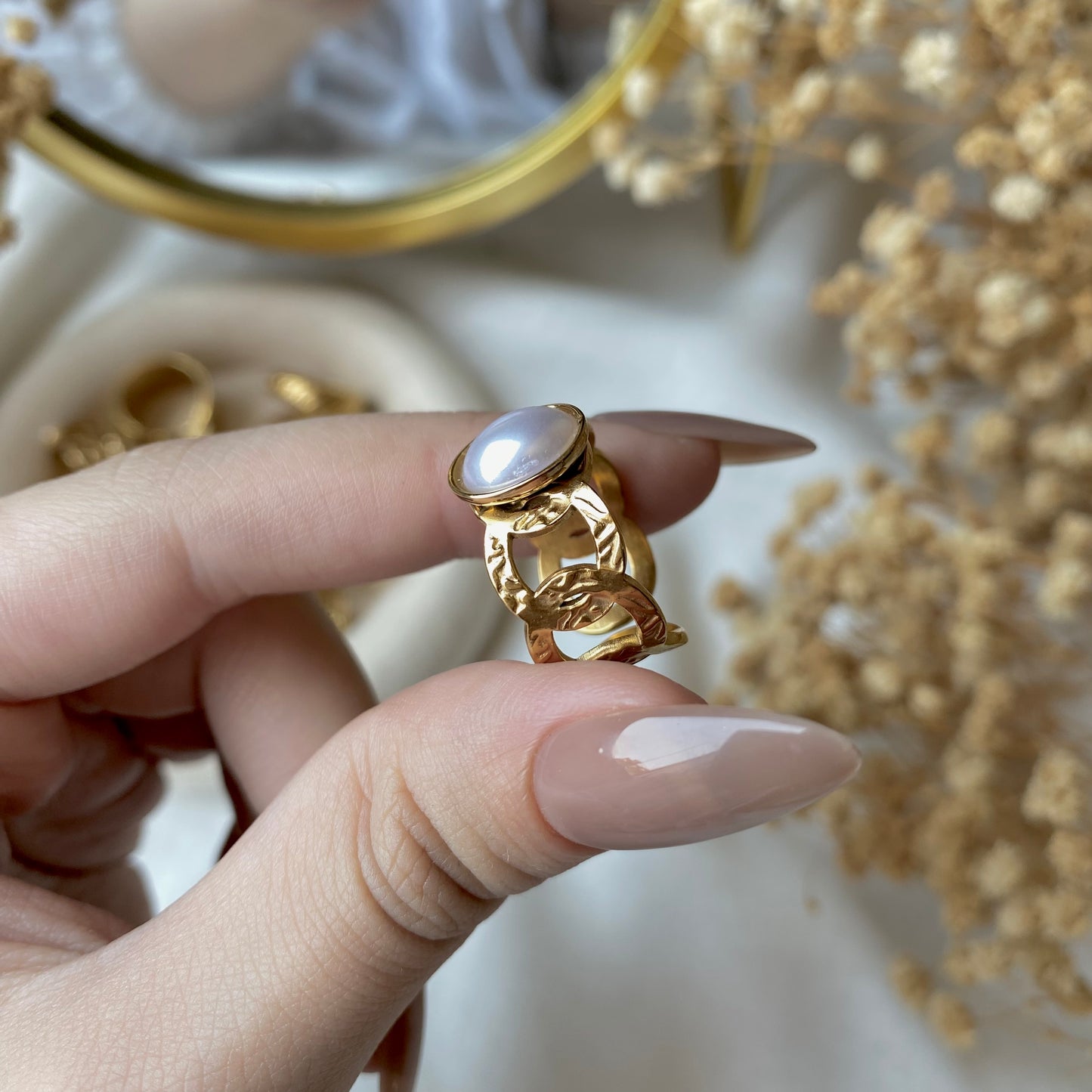 50537 Gold Plated Ring