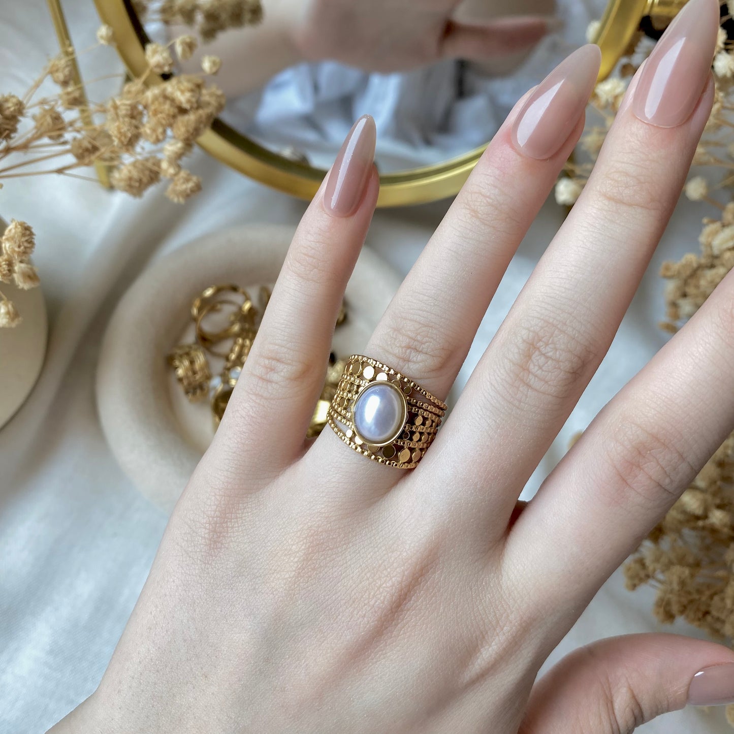 50538 Gold Plated Ring
