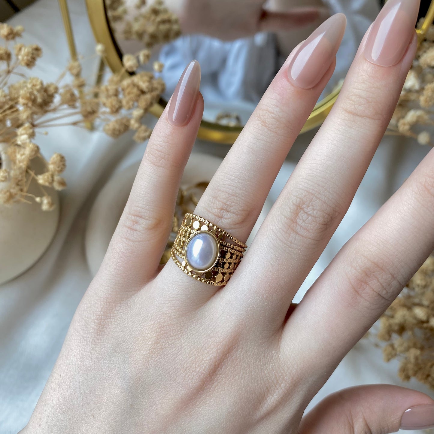 50538 Gold Plated Ring