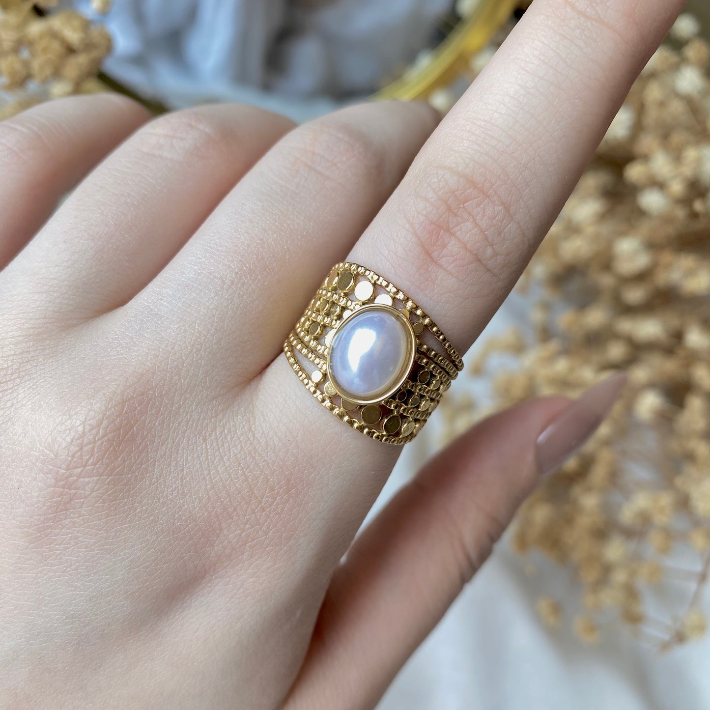 50538 Gold Plated Ring