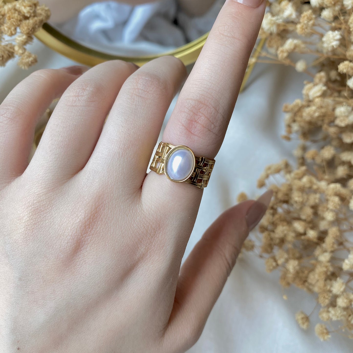 50541 Gold Plated Ring
