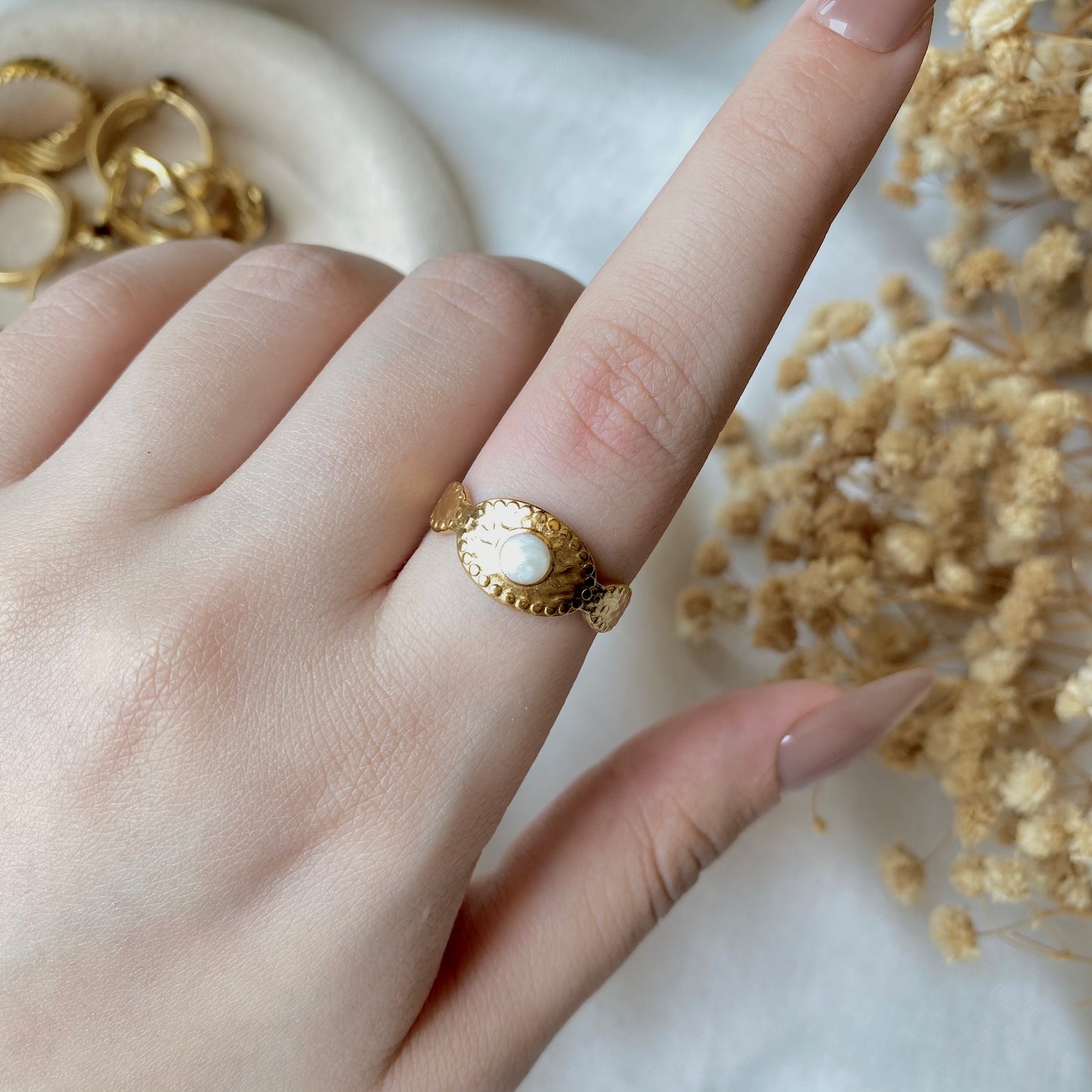 50542 Gold Plated Ring
