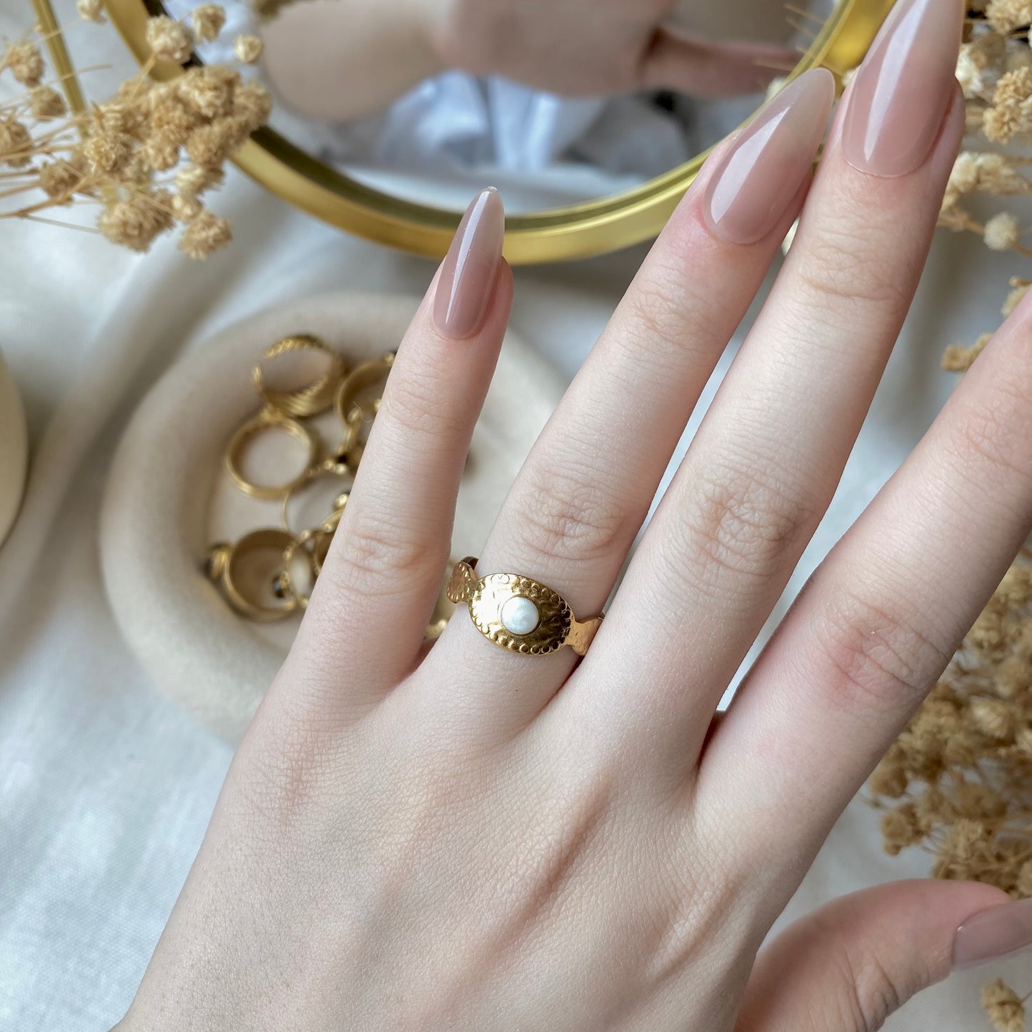 50542 Gold Plated Ring