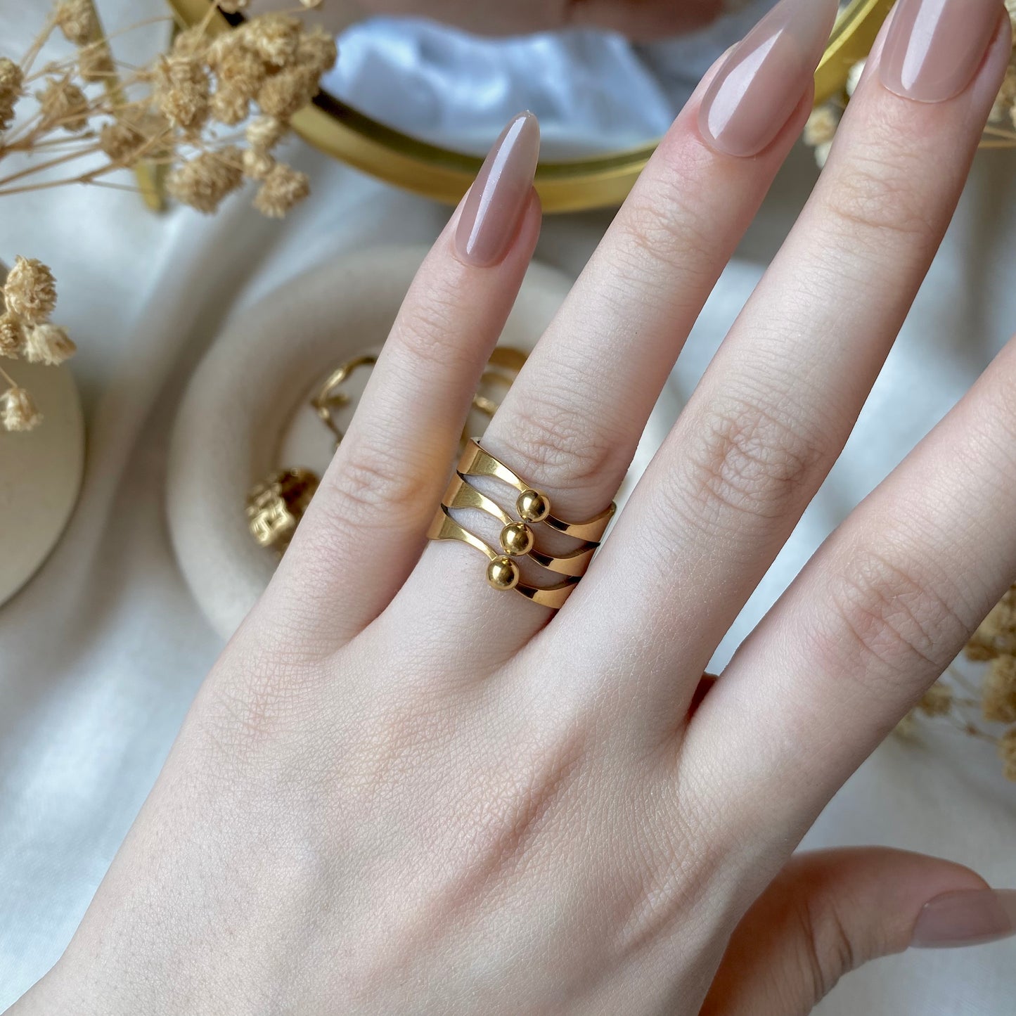 50556 Gold Plated Ring