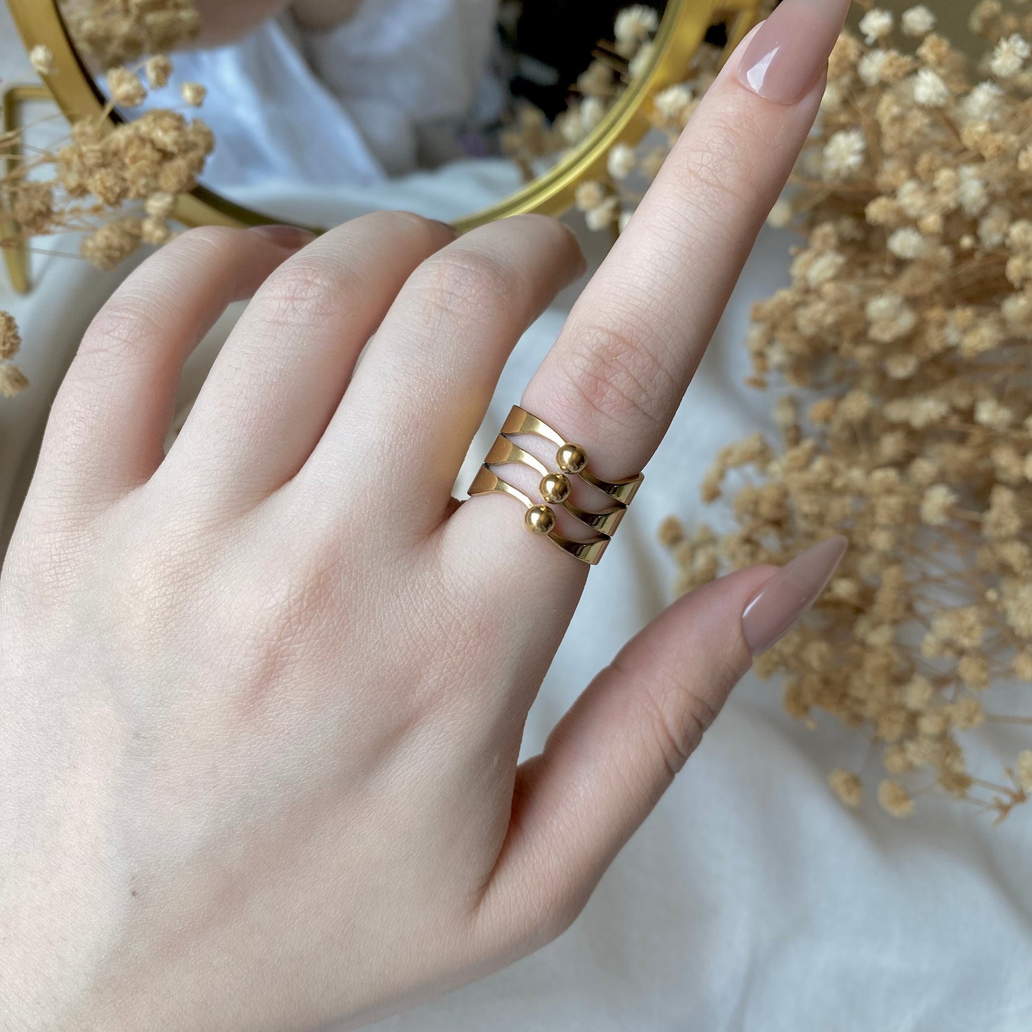 50556 Gold Plated Ring
