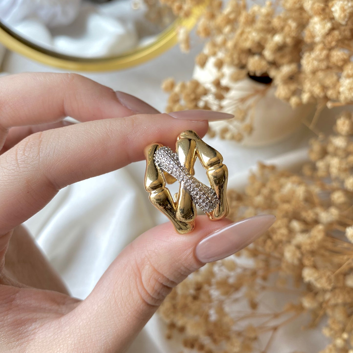 #50018 Copper Gold Plated Ring
