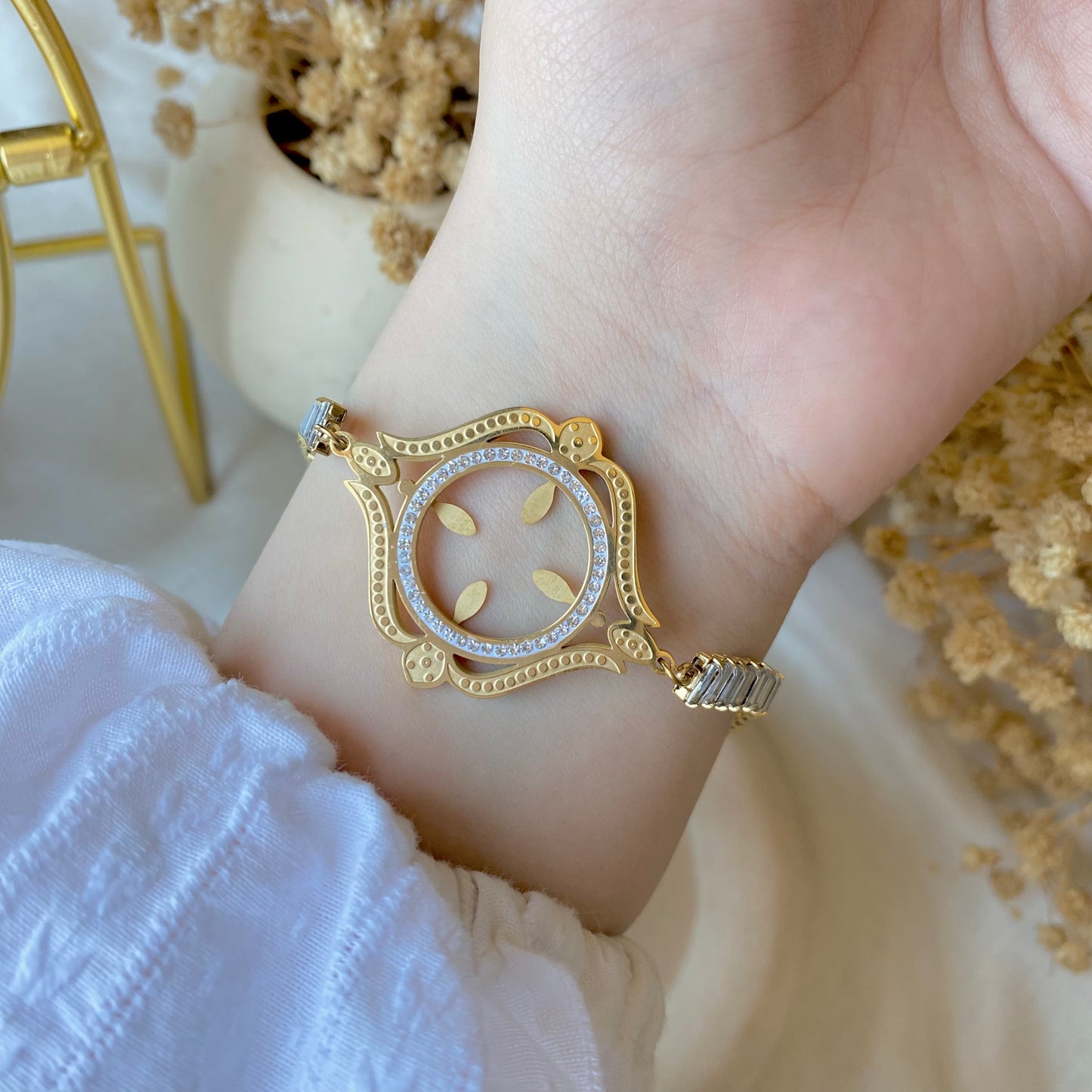 30547 Gold Plated Bracelet