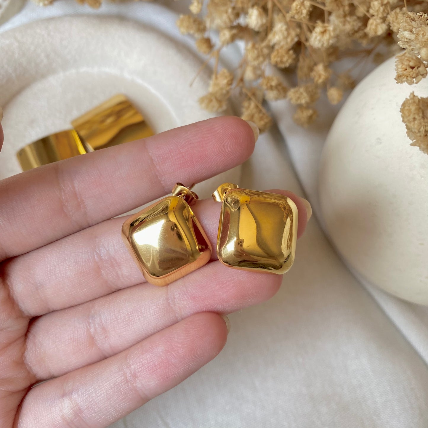40459 gold plated Earrings
