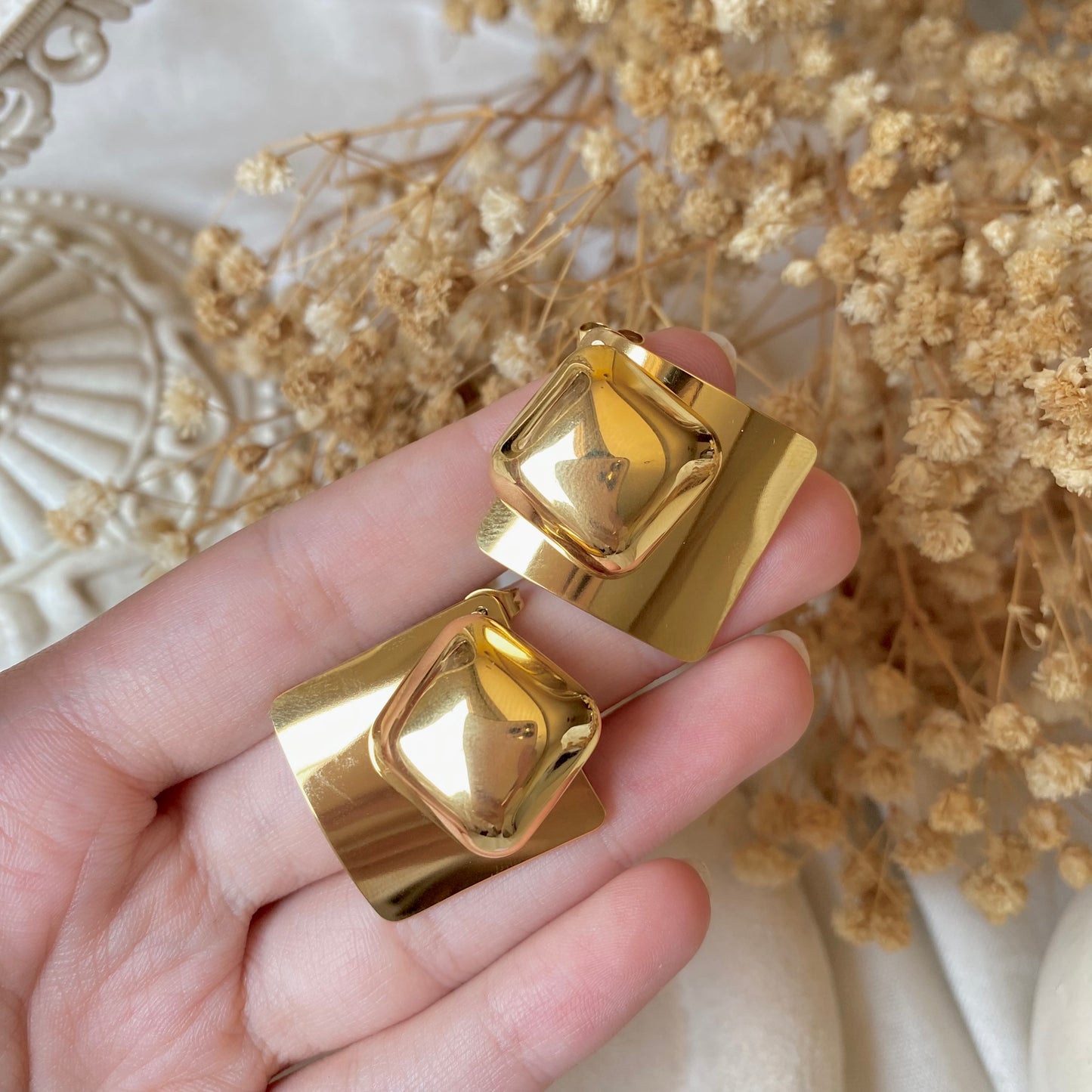 40459 gold plated Earrings