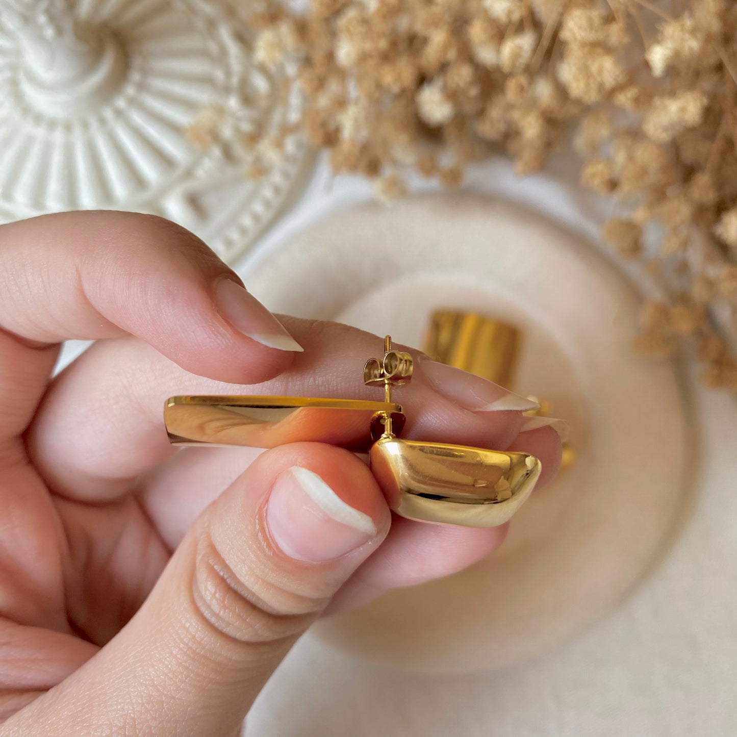40459 gold plated Earrings