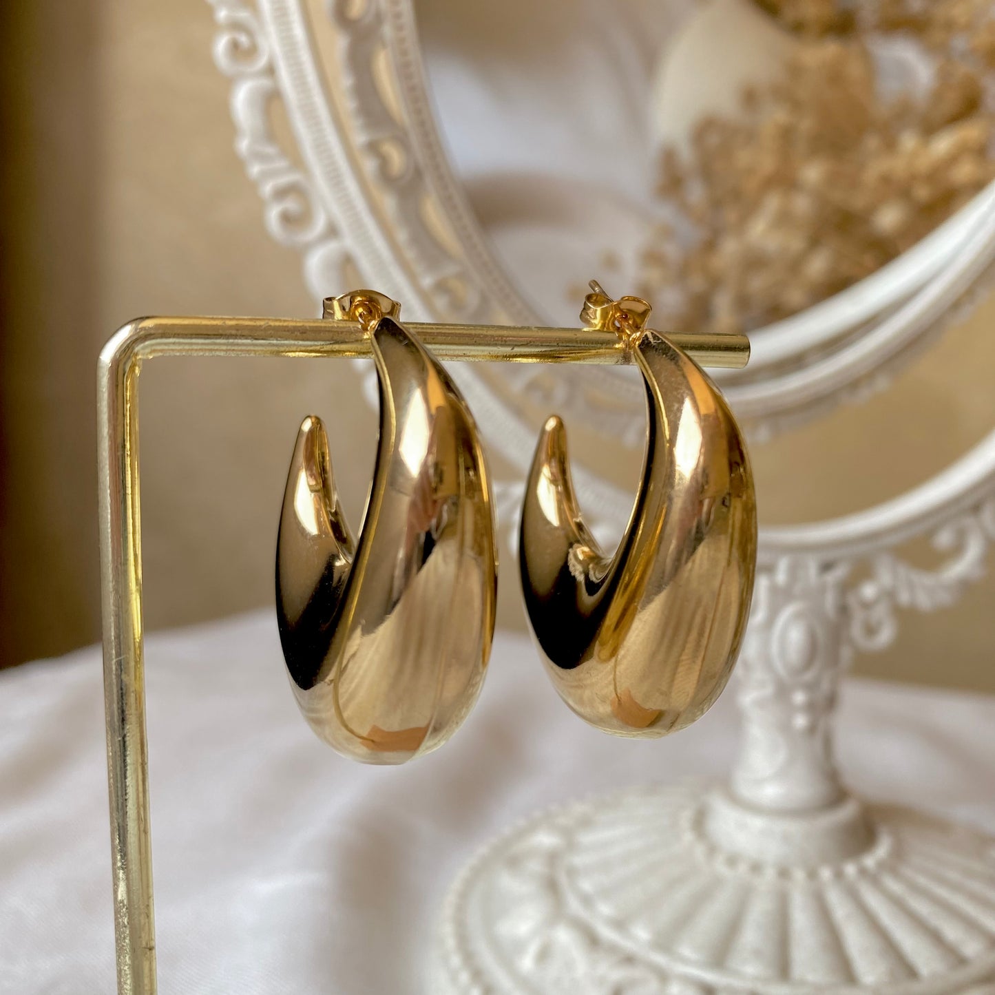40462 gold plated Earrings
