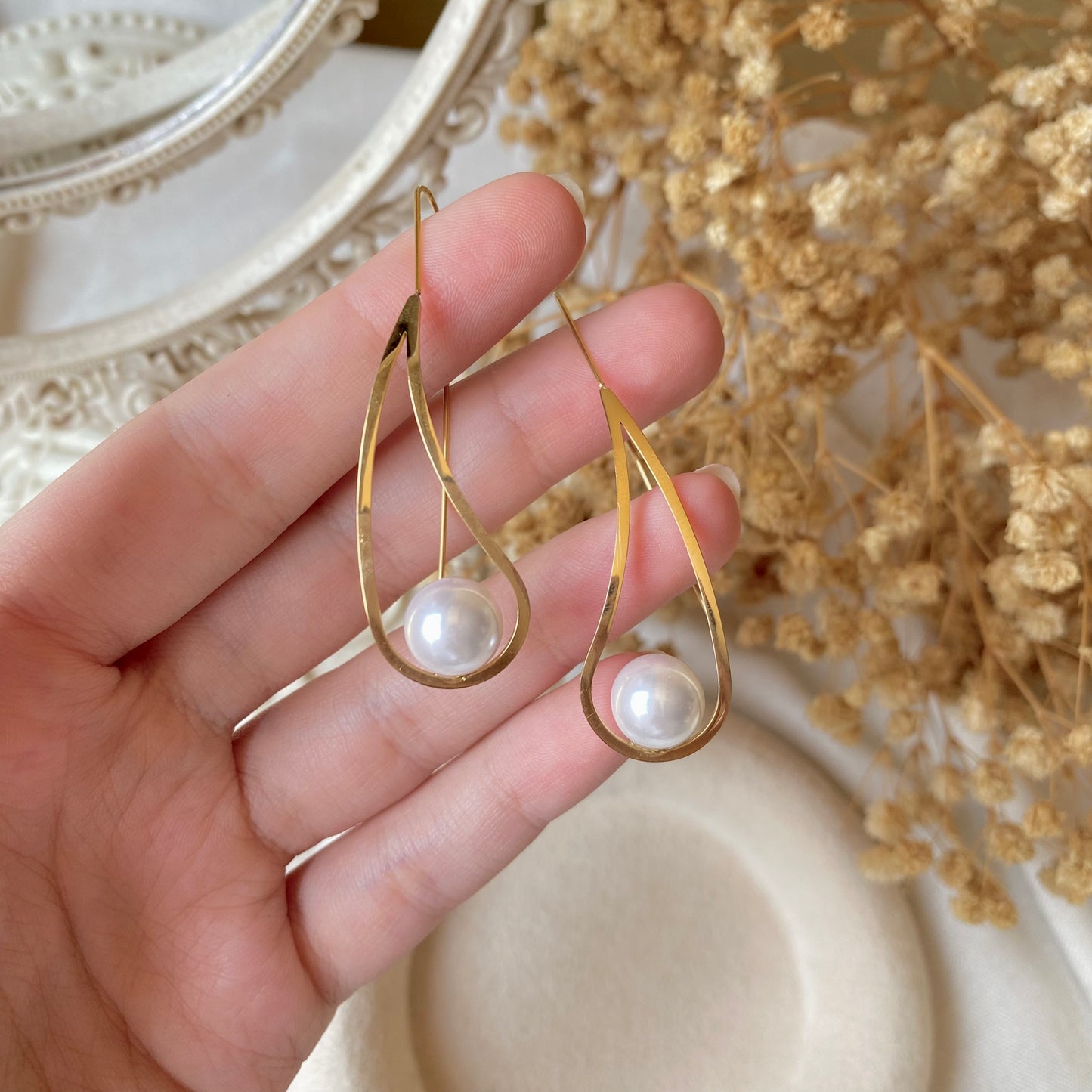 40464 gold plated Earrings