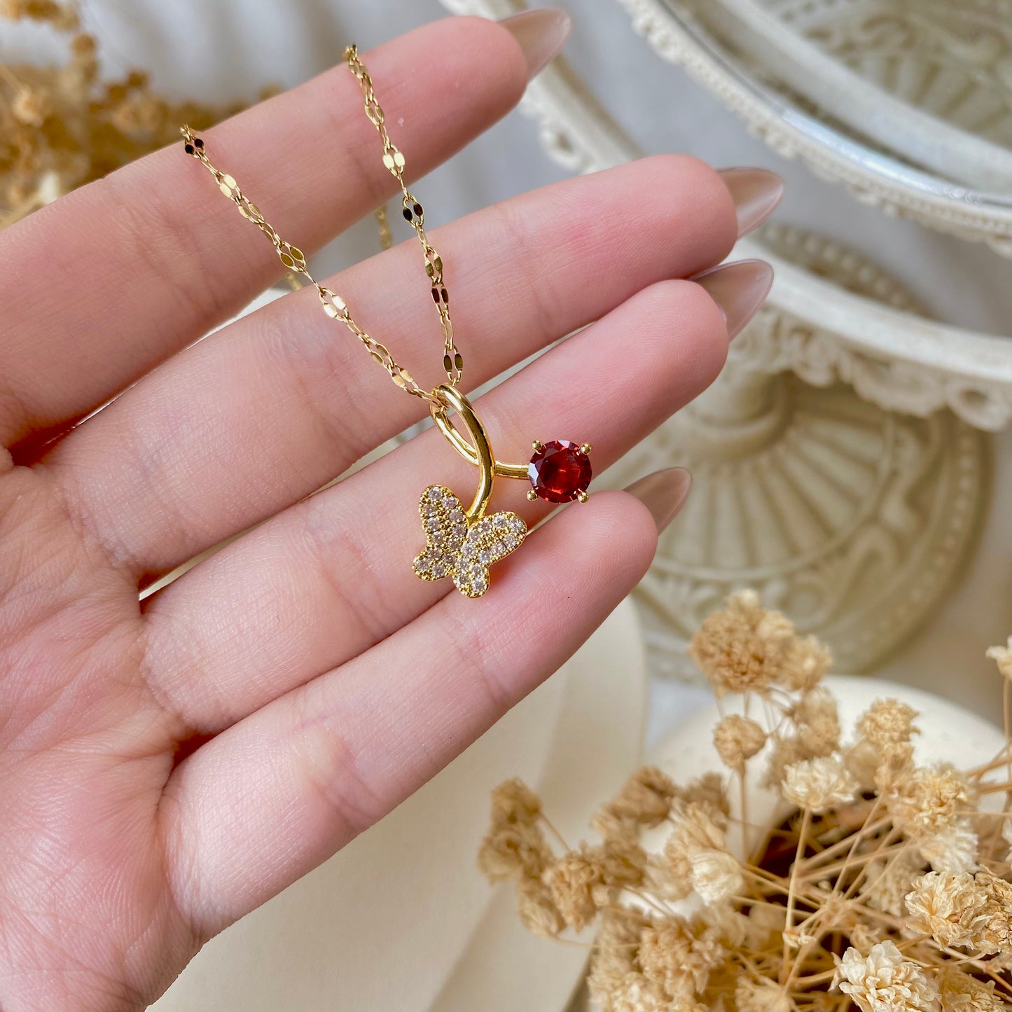 #10042 Copper Gold Plated Necklace