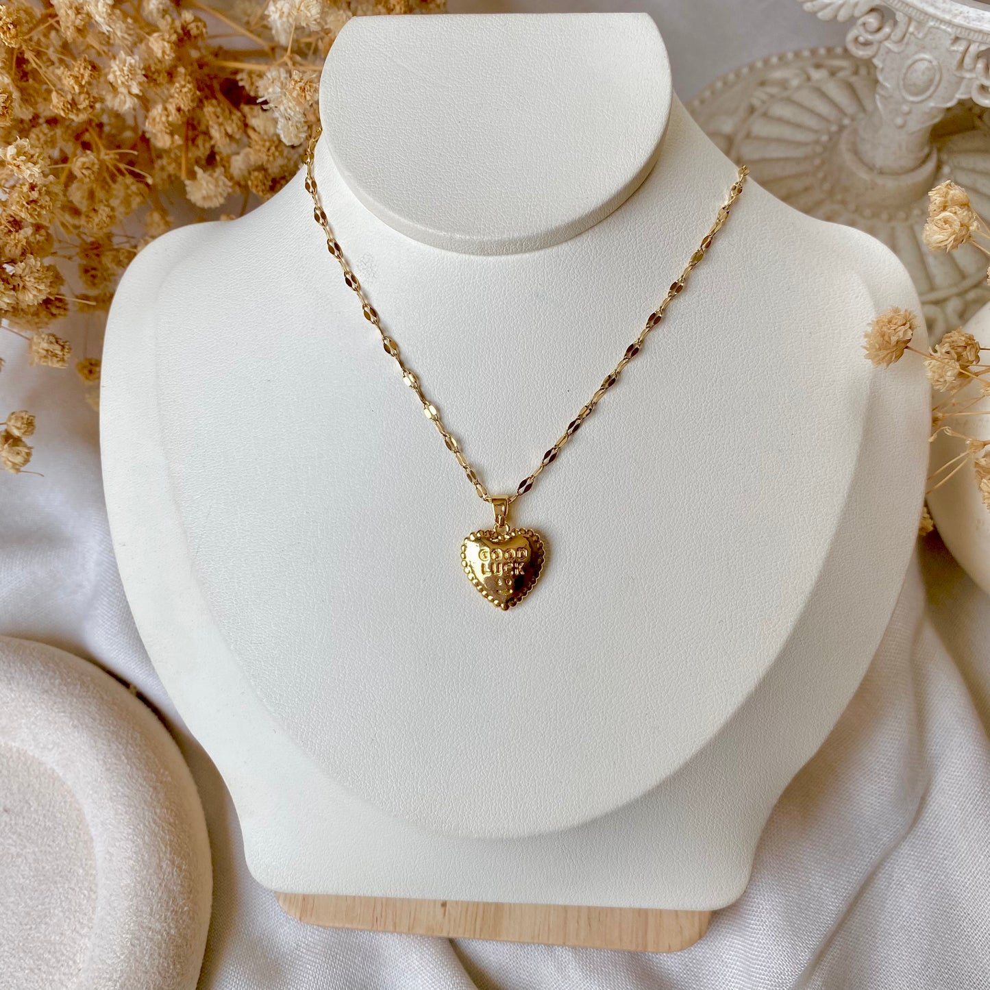 #10045 Copper Gold Plated Necklace (Double Face)
