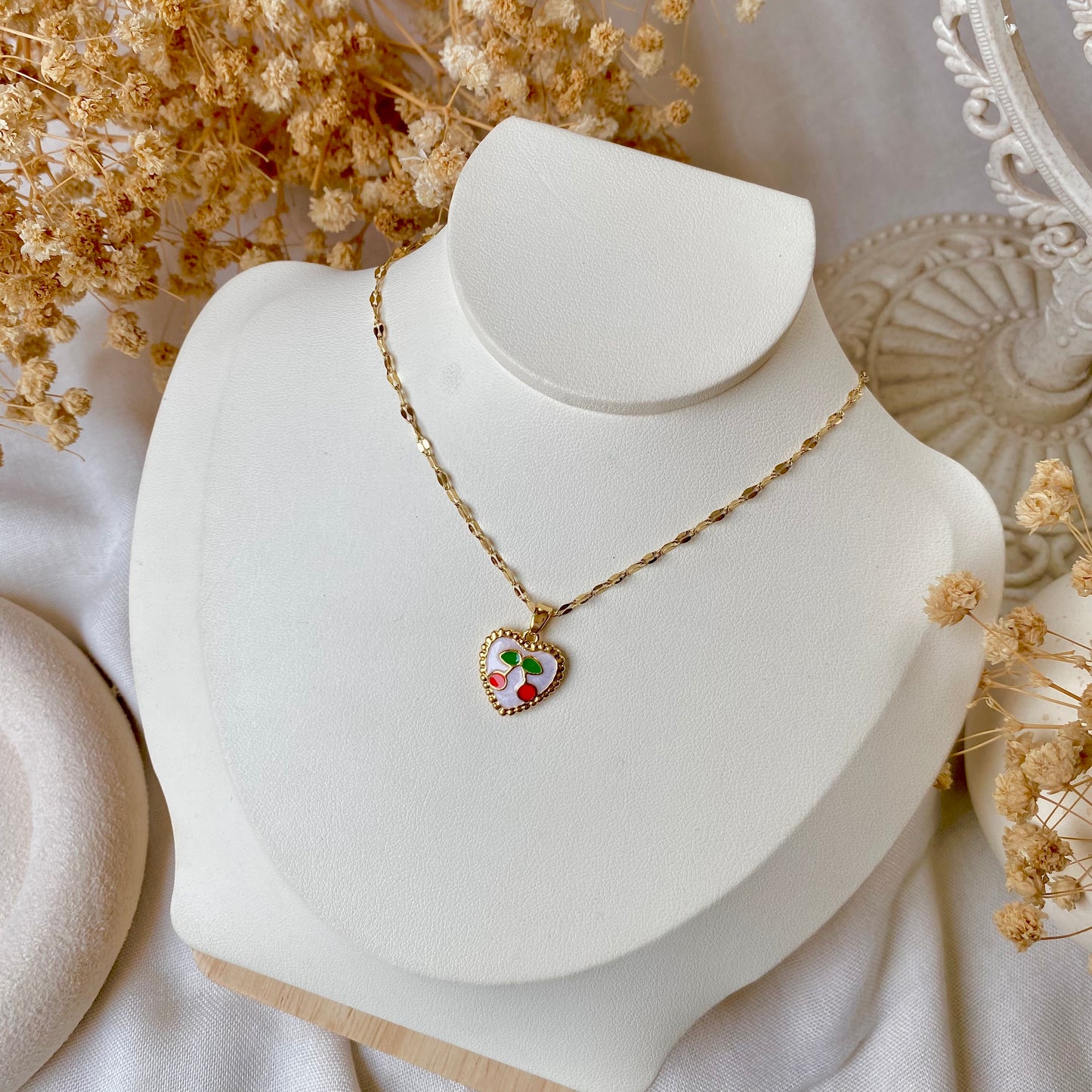 #10045 Copper Gold Plated Necklace (Double Face)