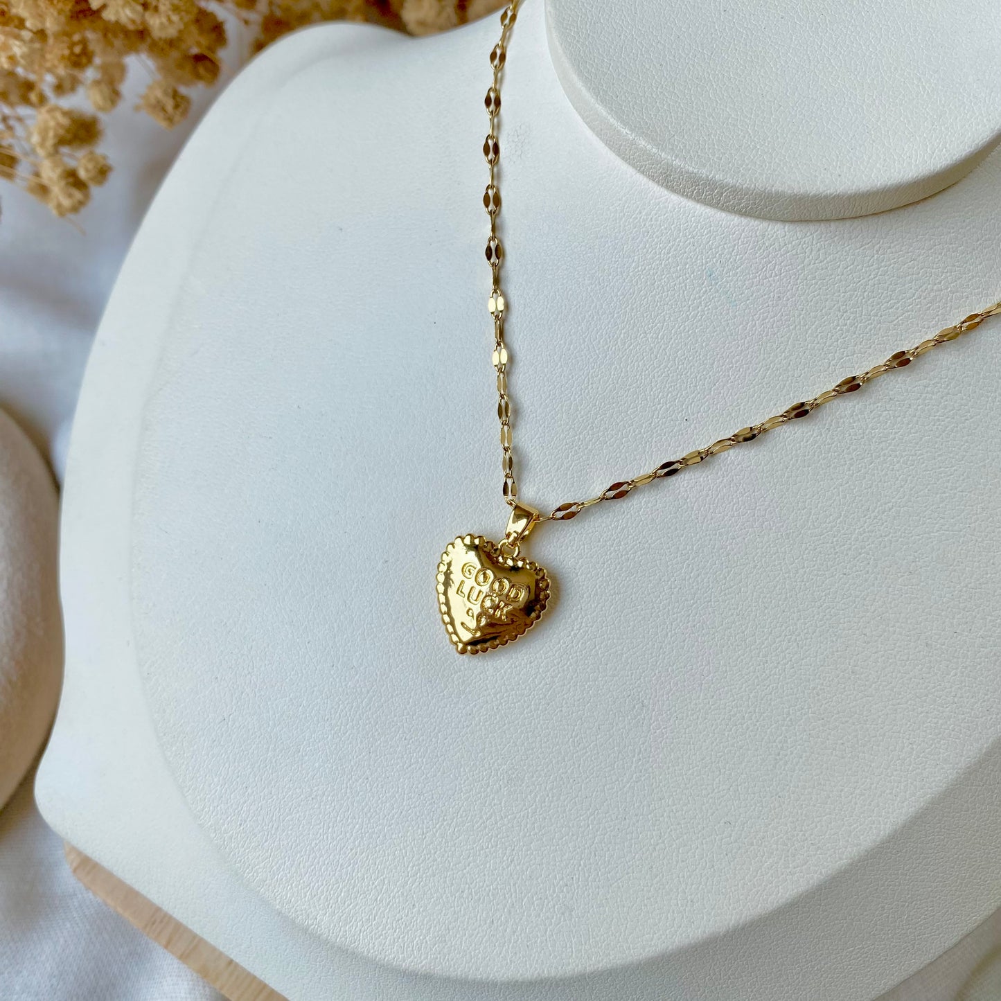 #10045 Copper Gold Plated Necklace (Double Face)