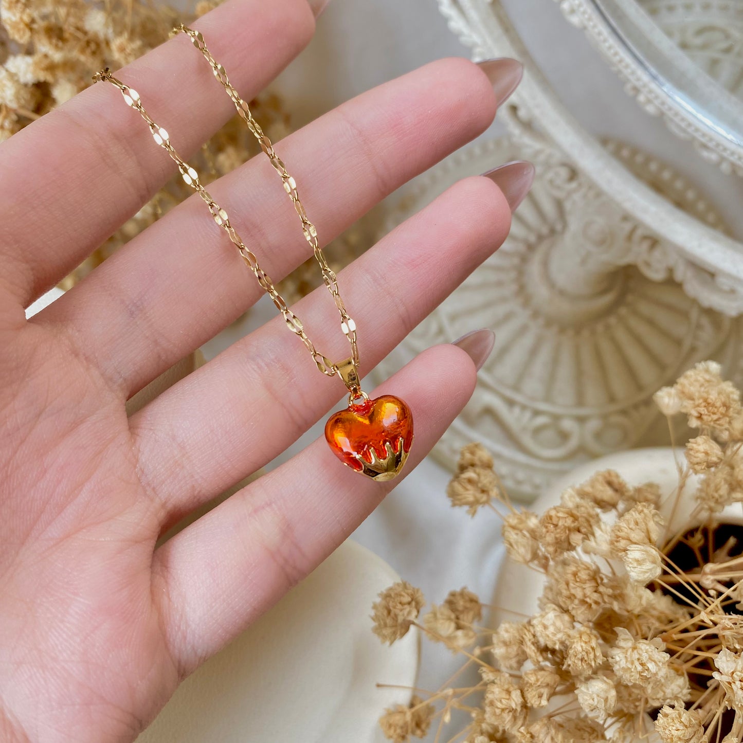 #10046 Copper Gold Plated Necklace
