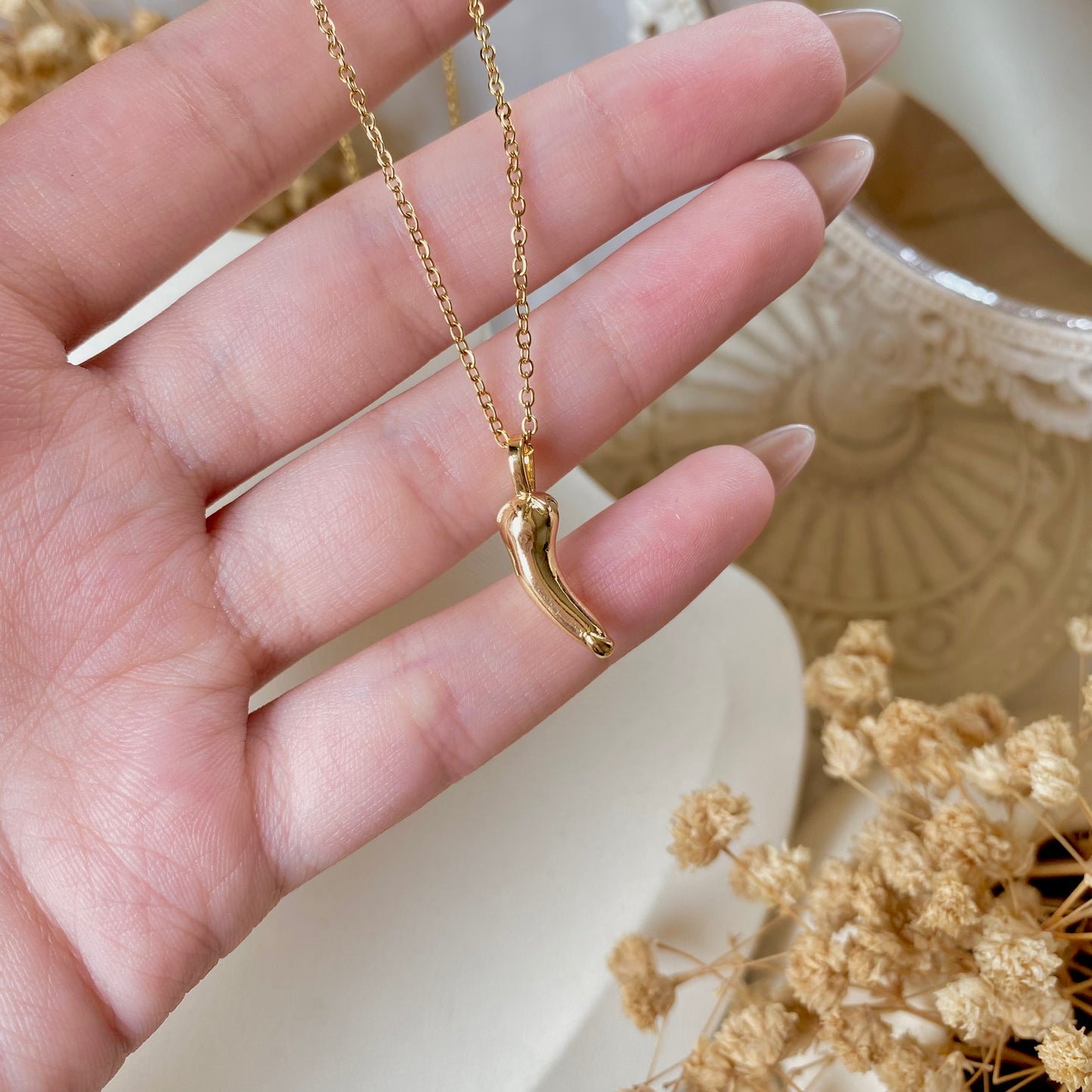 #10048 Copper Gold Plated Necklace