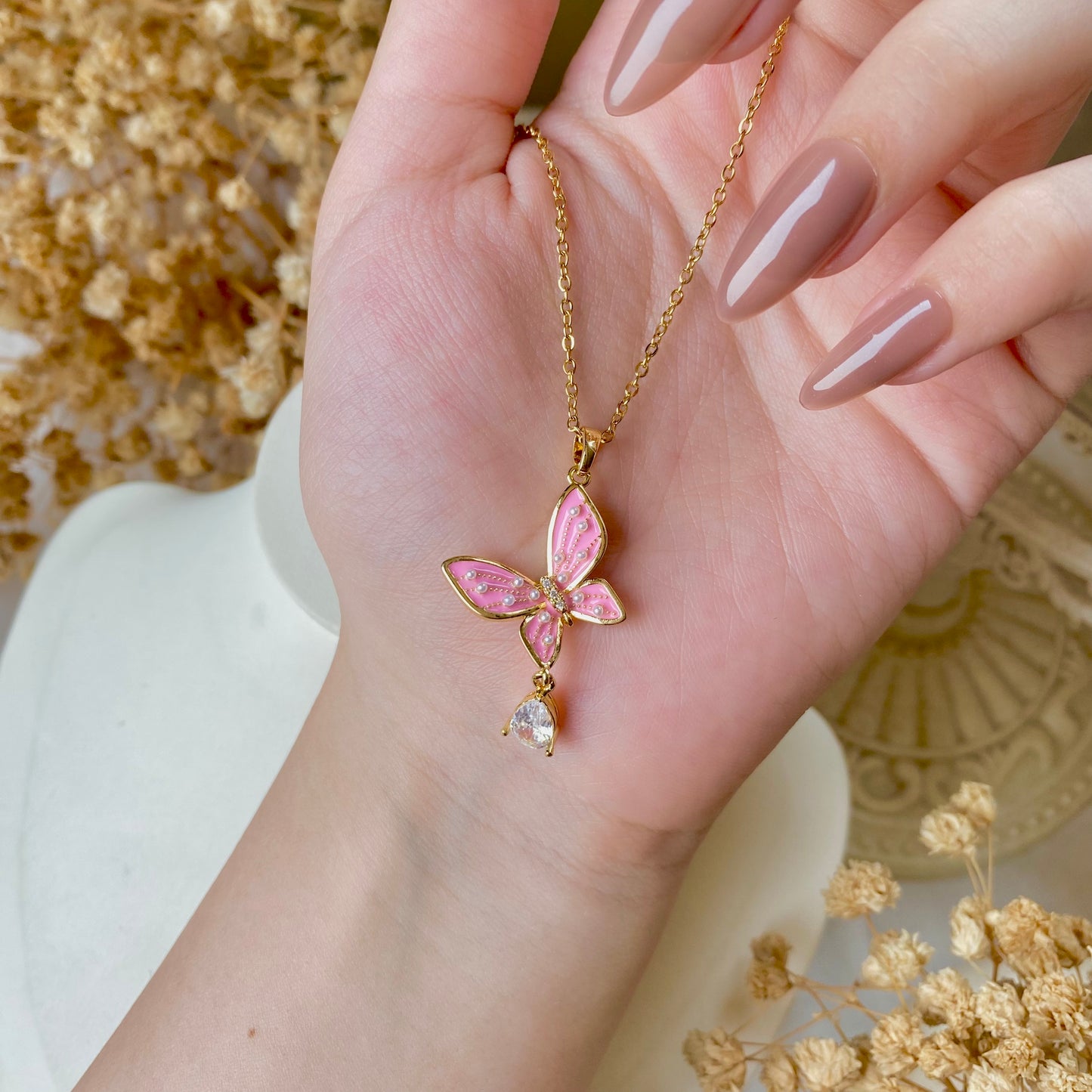 #10055 Copper Gold Plated Necklace