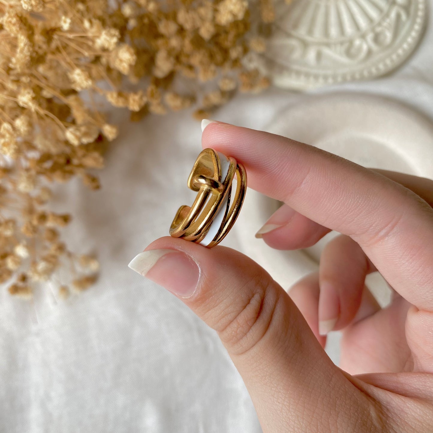 50574 Gold Plated Ring