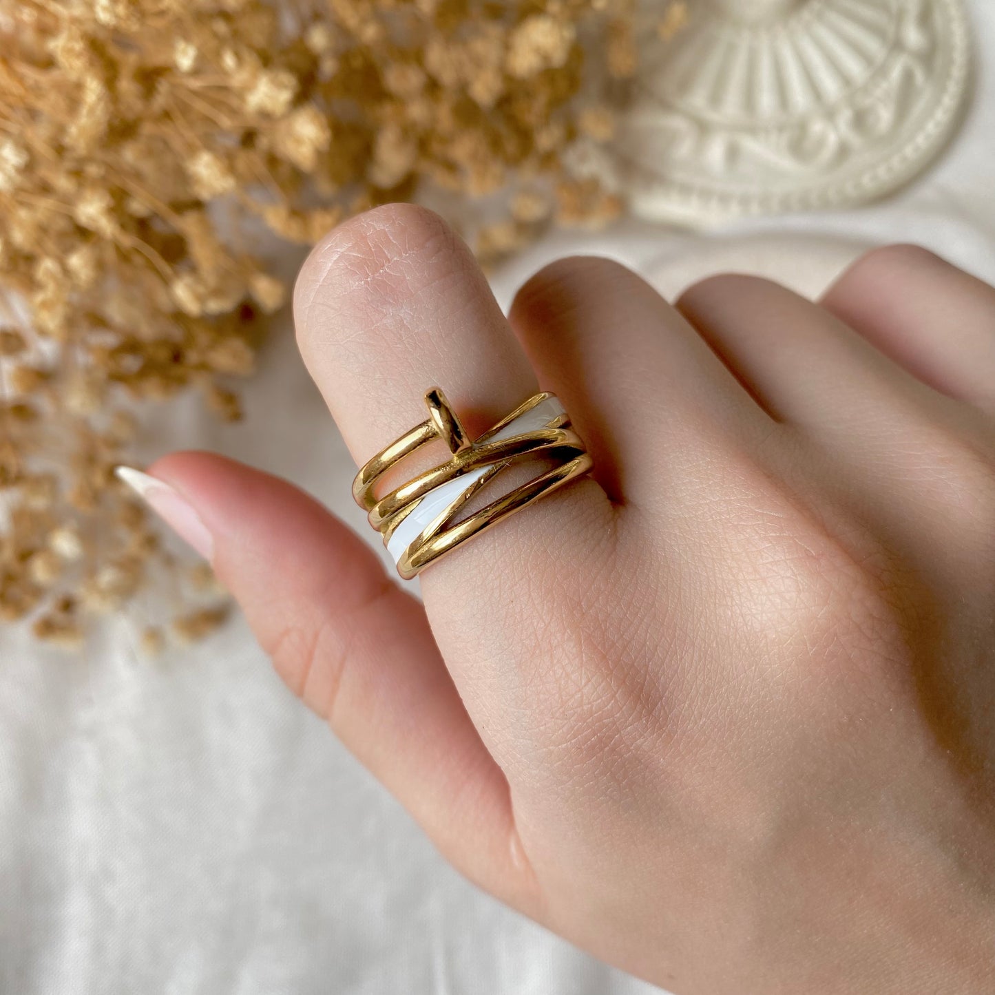 50574 Gold Plated Ring