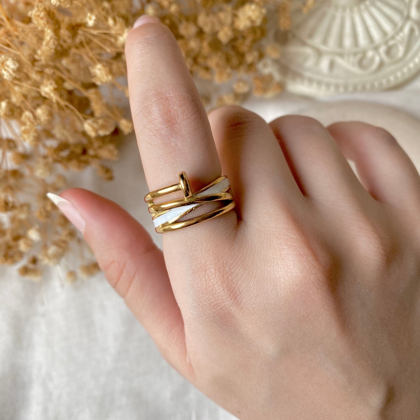 50574 Gold Plated Ring