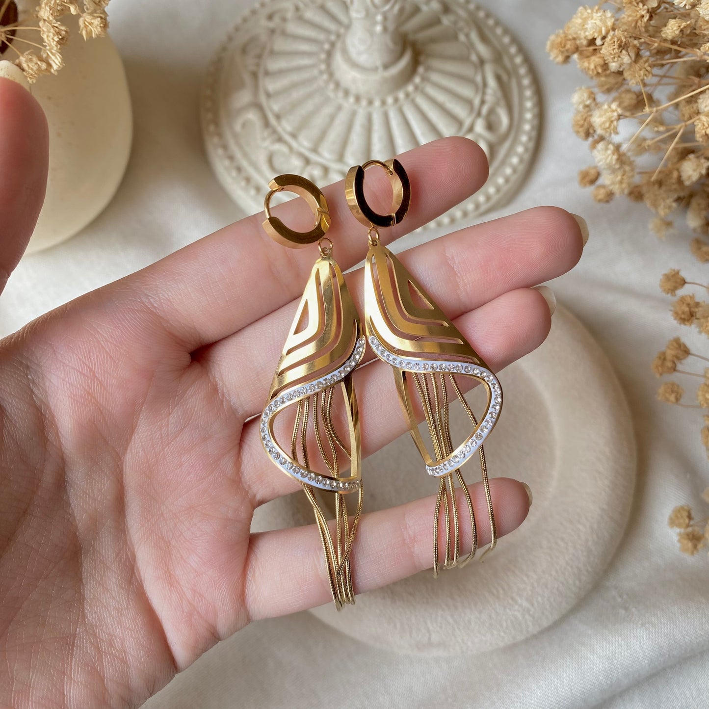 40467 gold plated Earrings