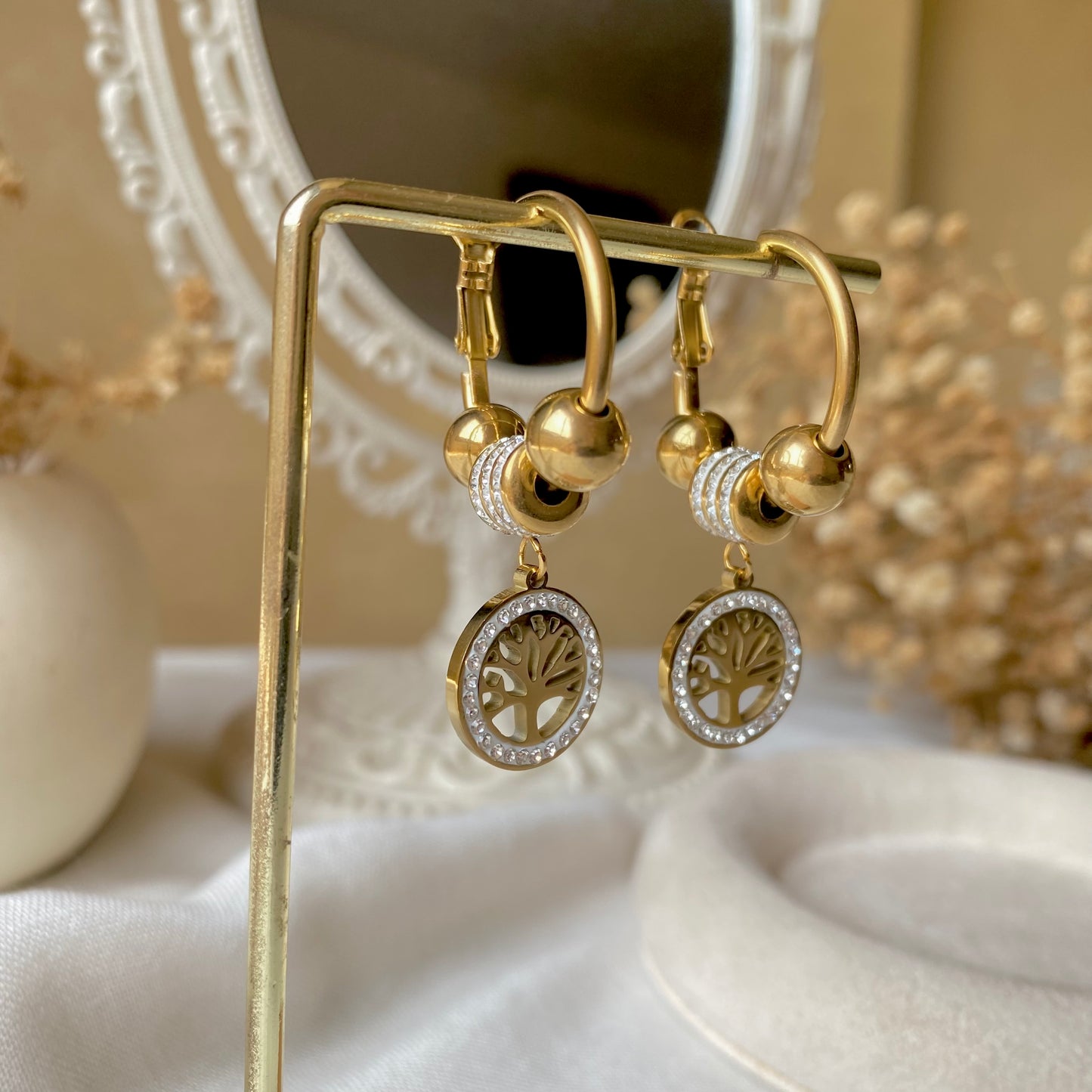 40468 gold plated Earrings