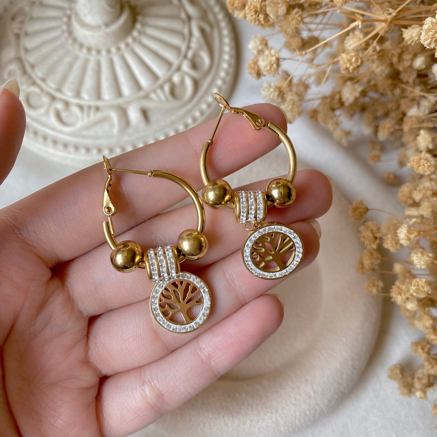 40468 gold plated Earrings