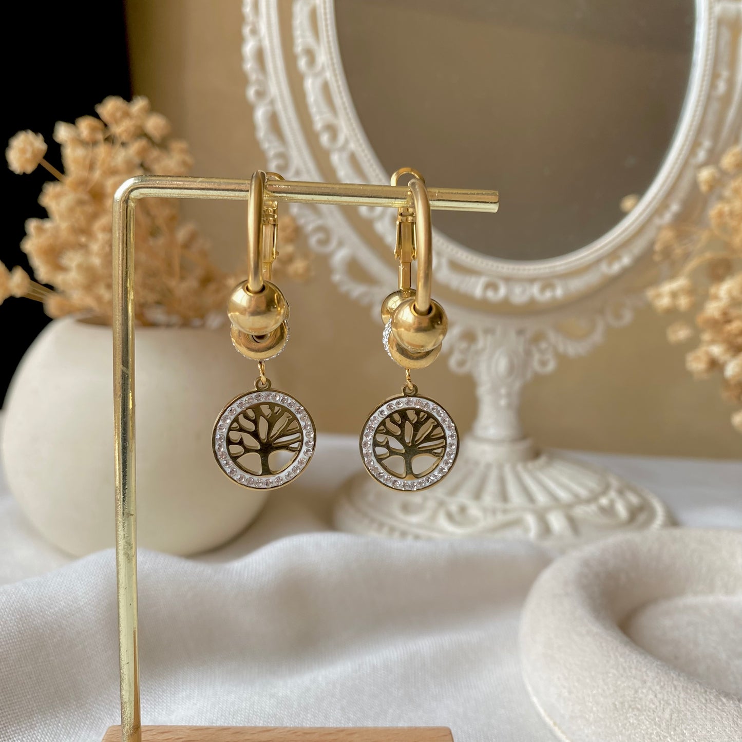 40468 gold plated Earrings