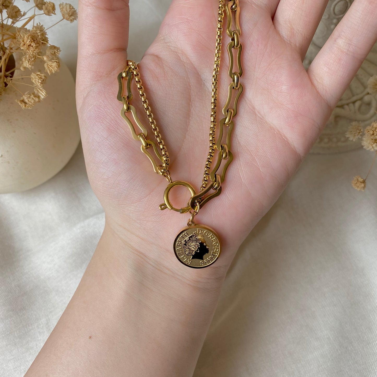10829 Gold Plated Necklace