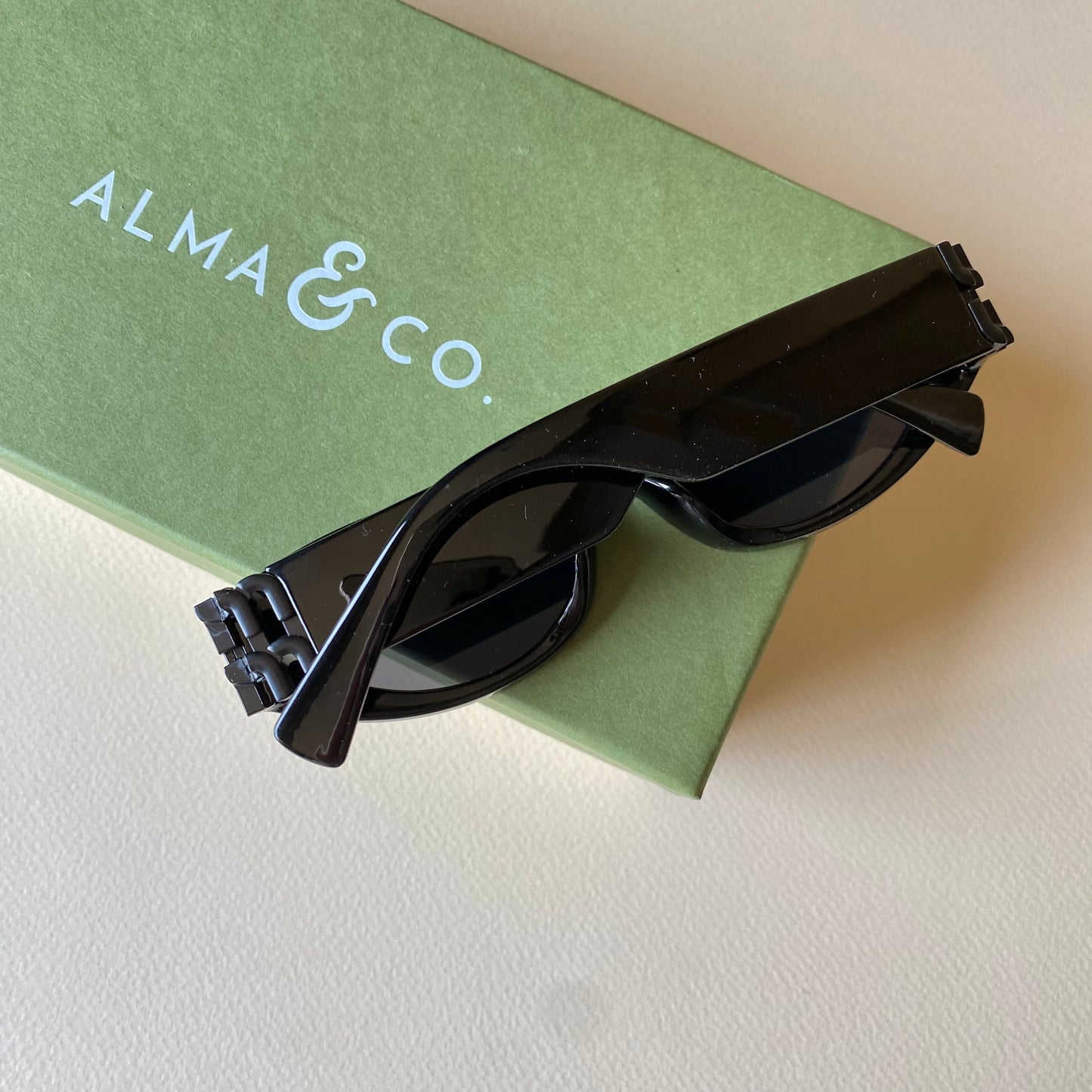 0001-3 Chunky Oval Sunglasses