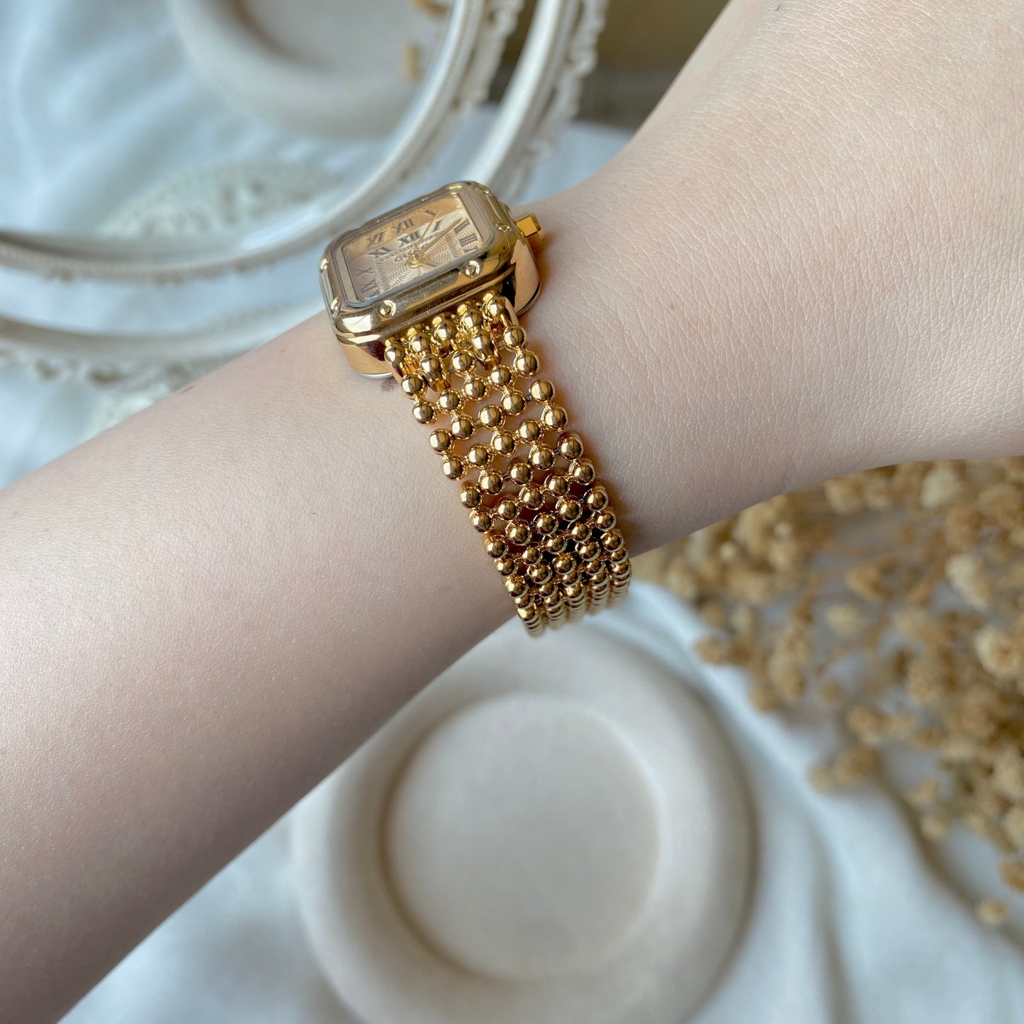 0004 Gold Plated stainless steel Watch