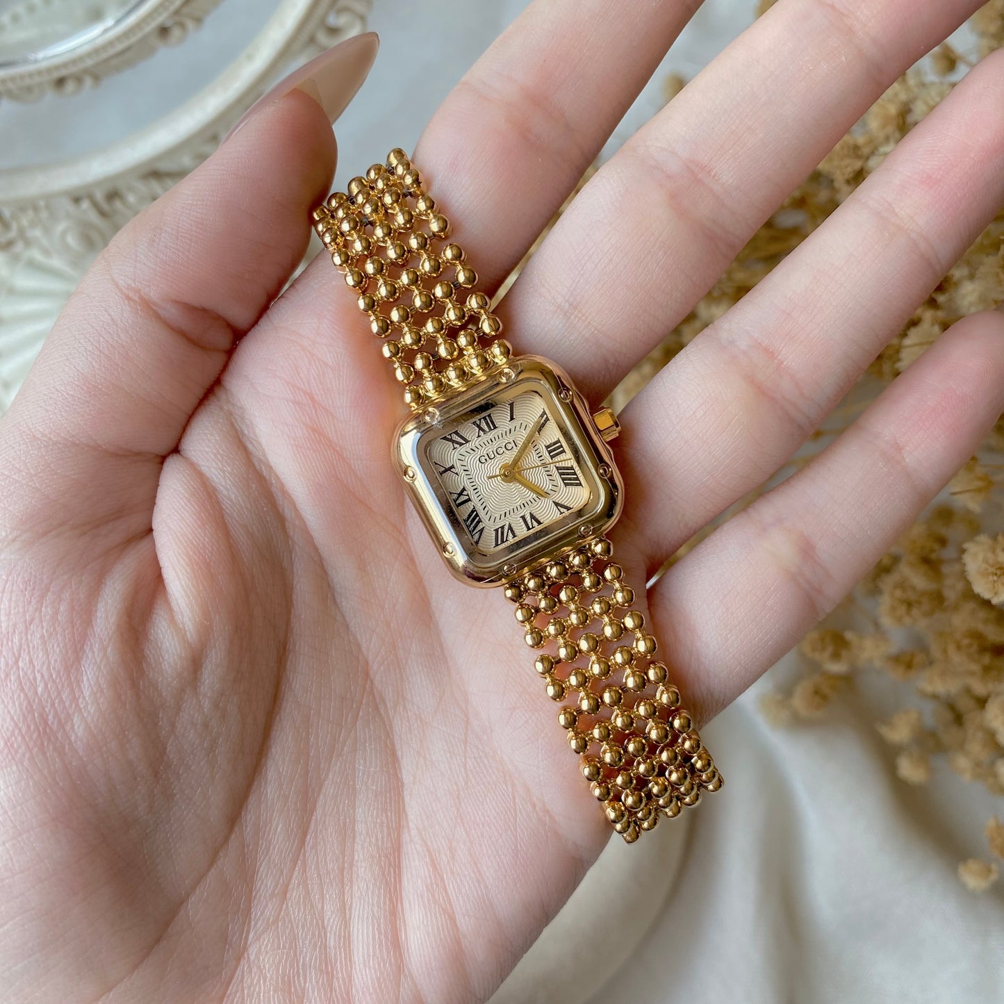 0004 Gold Plated stainless steel Watch