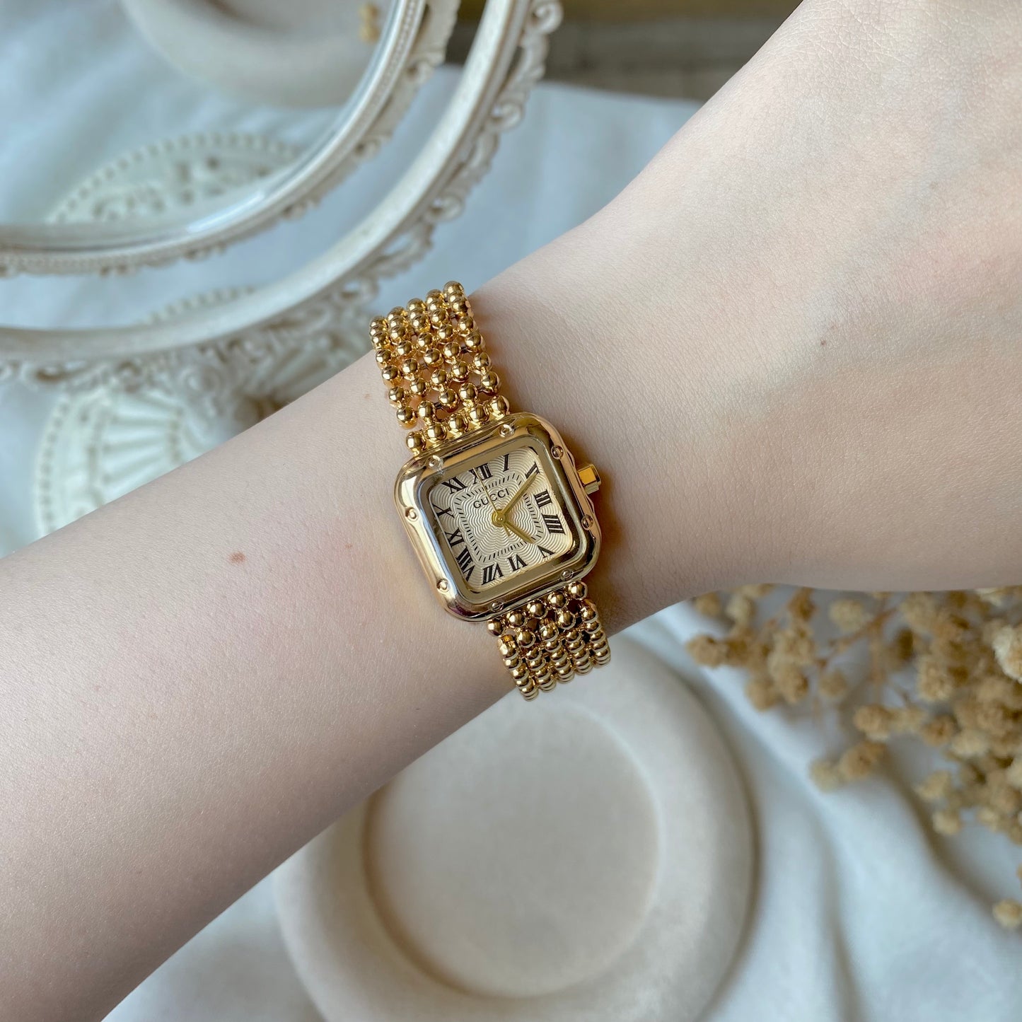 0004 Gold Plated stainless steel Watch