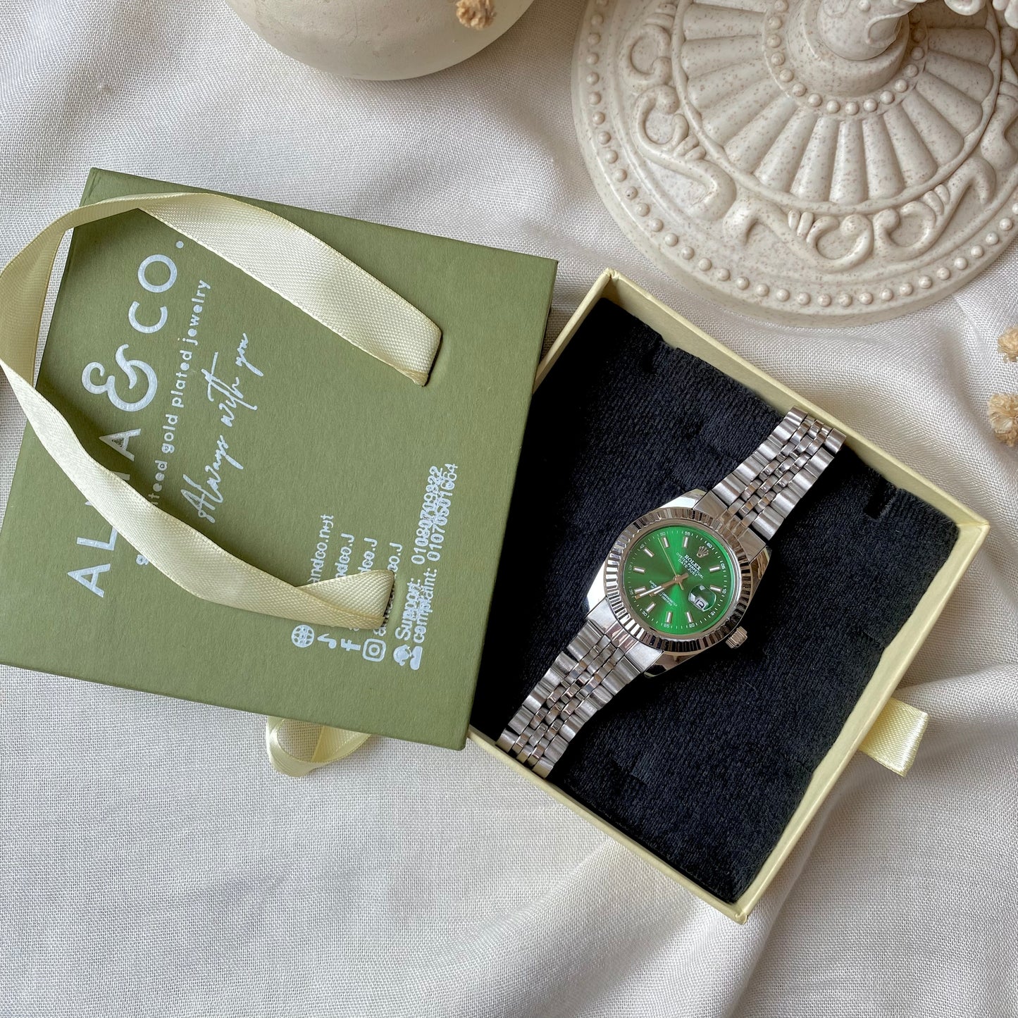 0006 Gold Plated stainless steel Watch