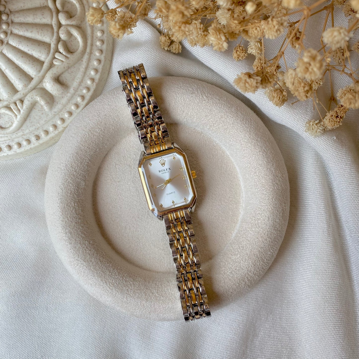 0008-1 Gold Plated stainless steel Watch