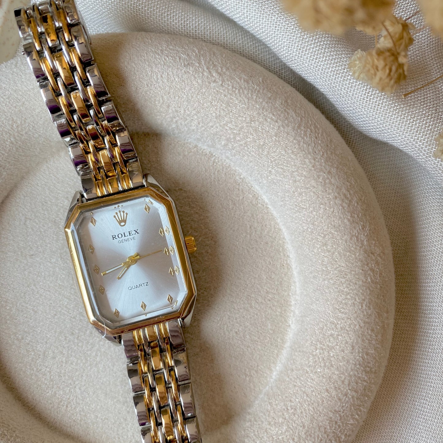 0008-1 Gold Plated stainless steel Watch