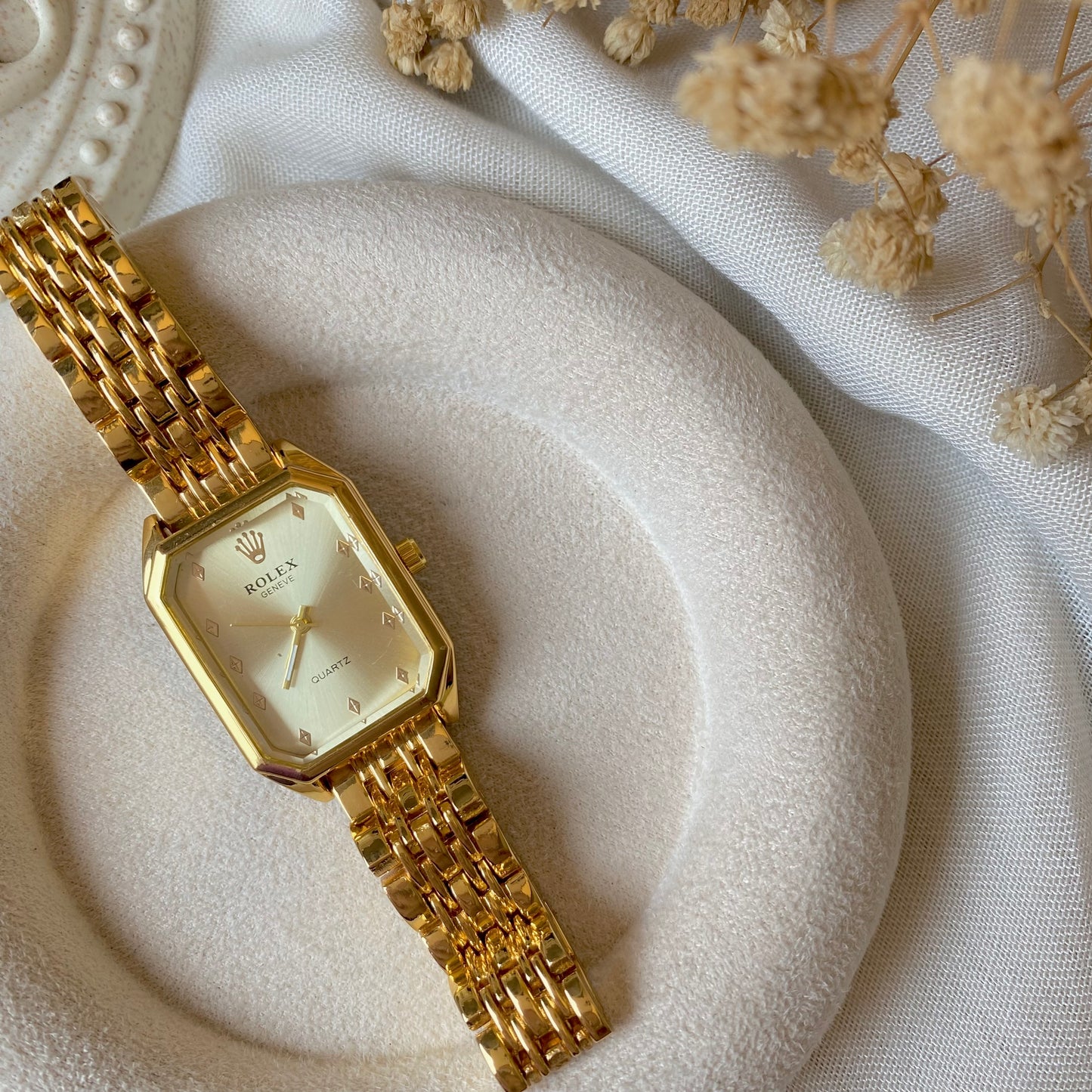 0008-2 Gold Plated stainless steel Watch