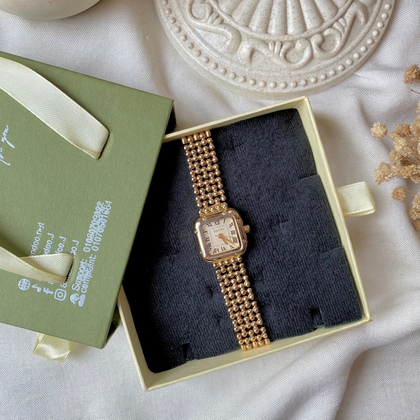 0004 Gold Plated stainless steel Watch